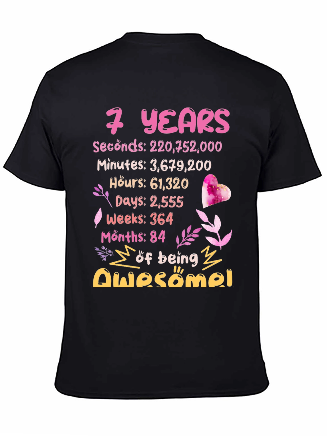 7 Years Awesome T-Shirt