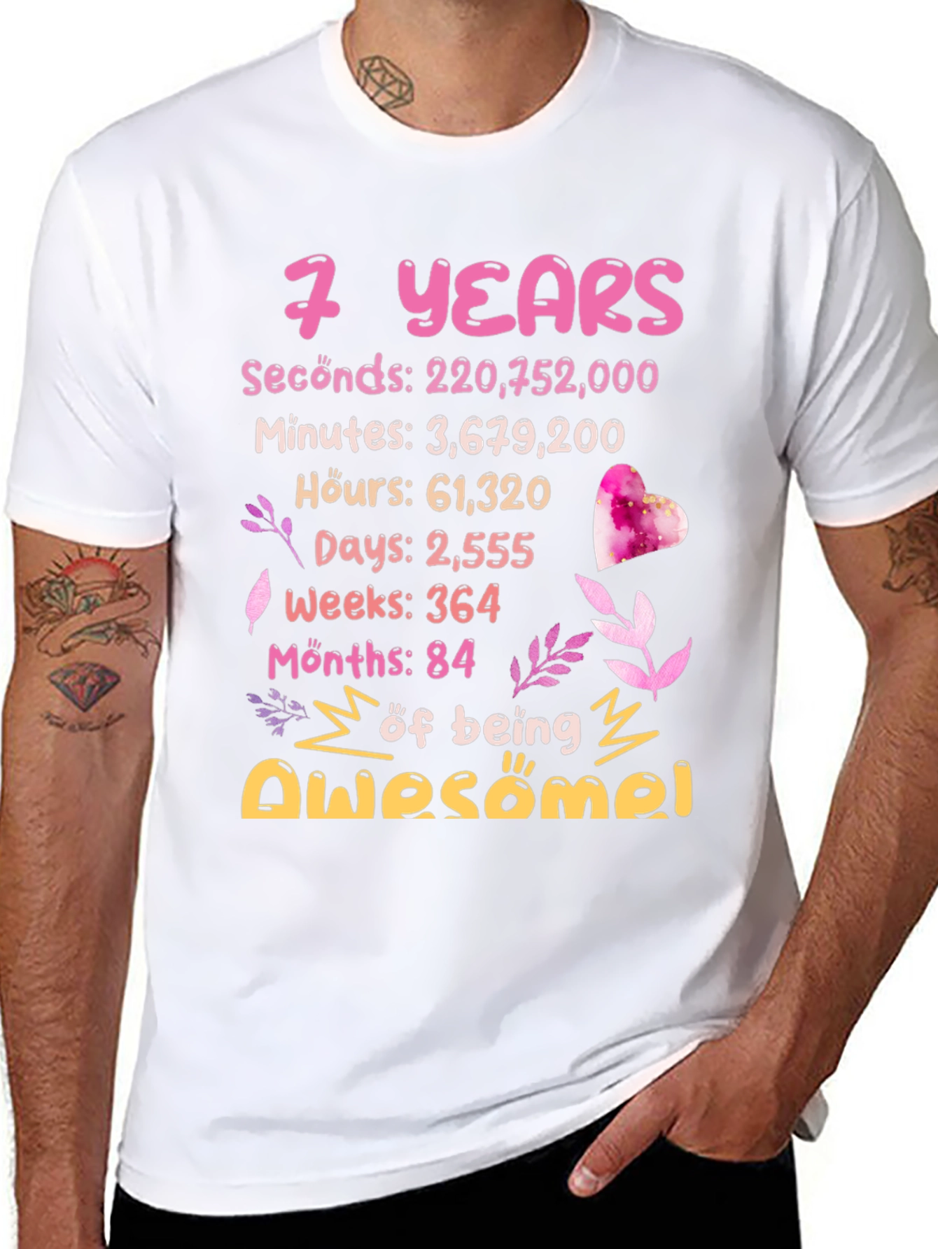 7 Years Awesome T-Shirt