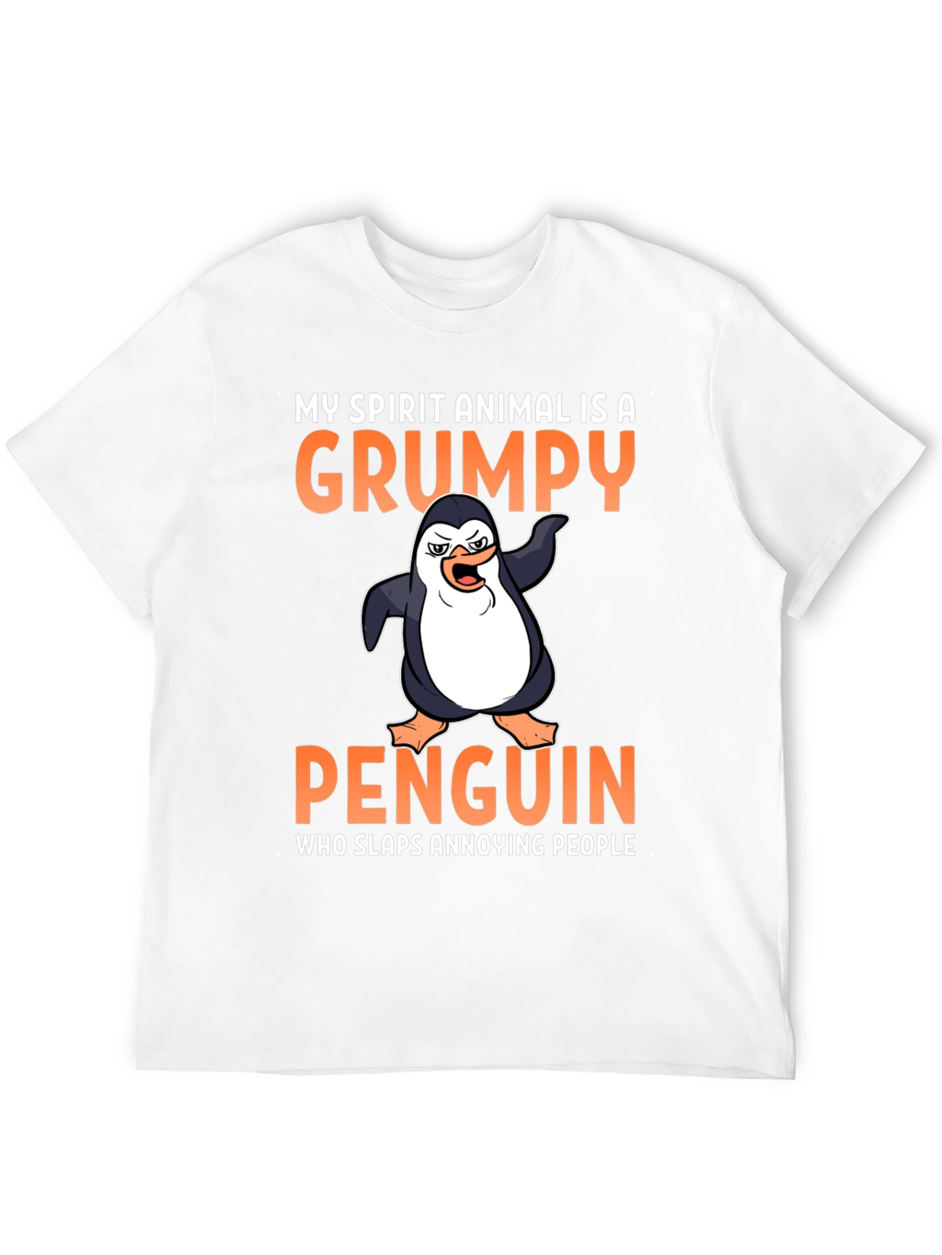 Grumpy Penguin T-Shirt - Spirit Animal Tee