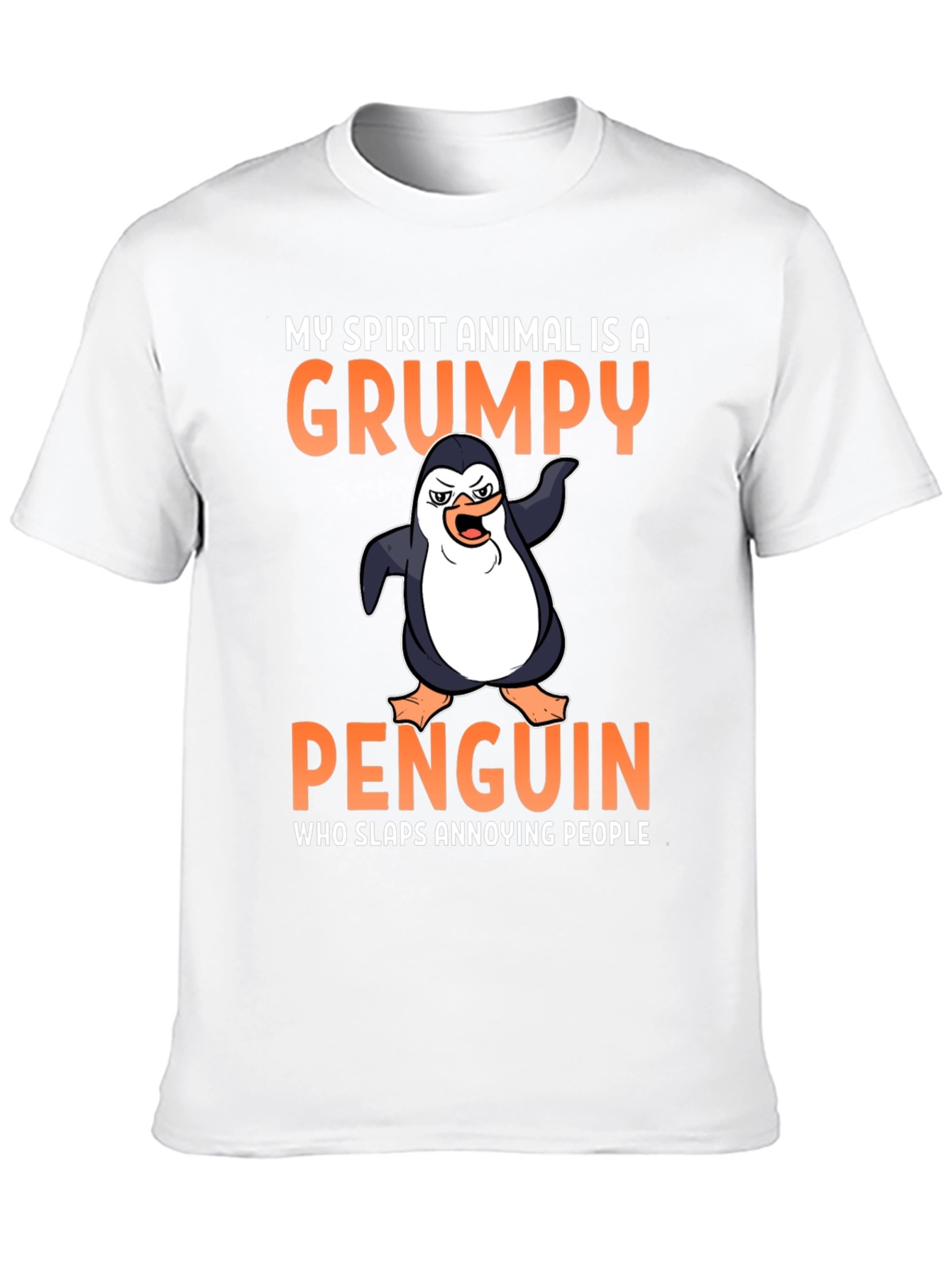 Grumpy Penguin T-Shirt - Spirit Animal Tee