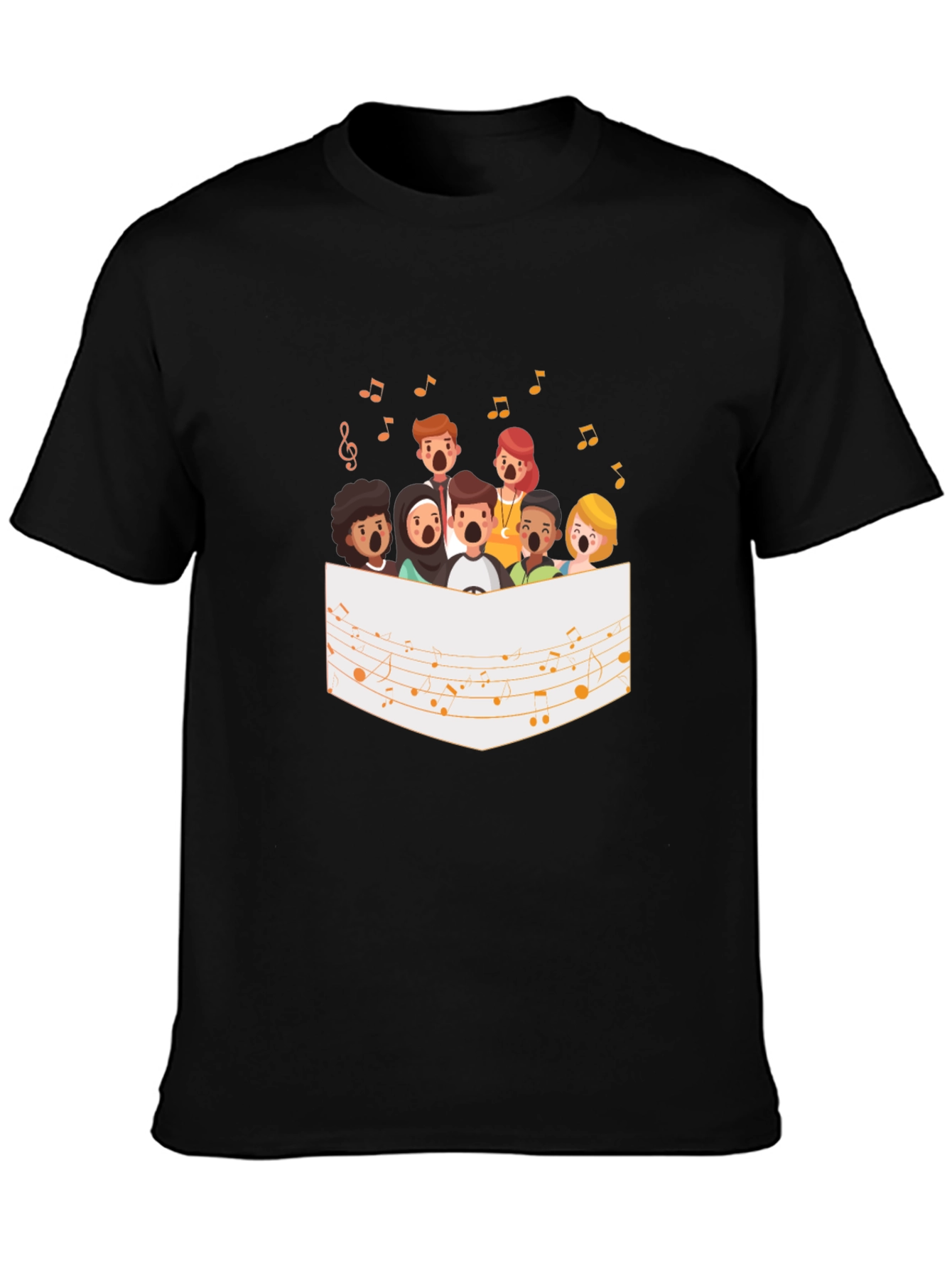 Choir Graphic Tee - Black