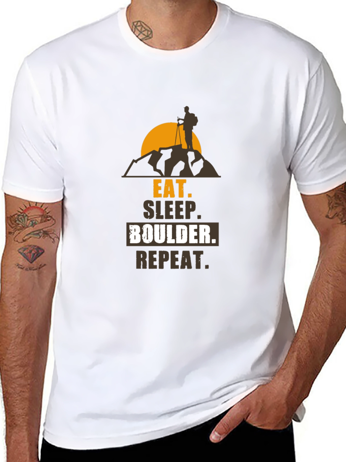 Eat Sleep Boulder Repeat T-Shirt