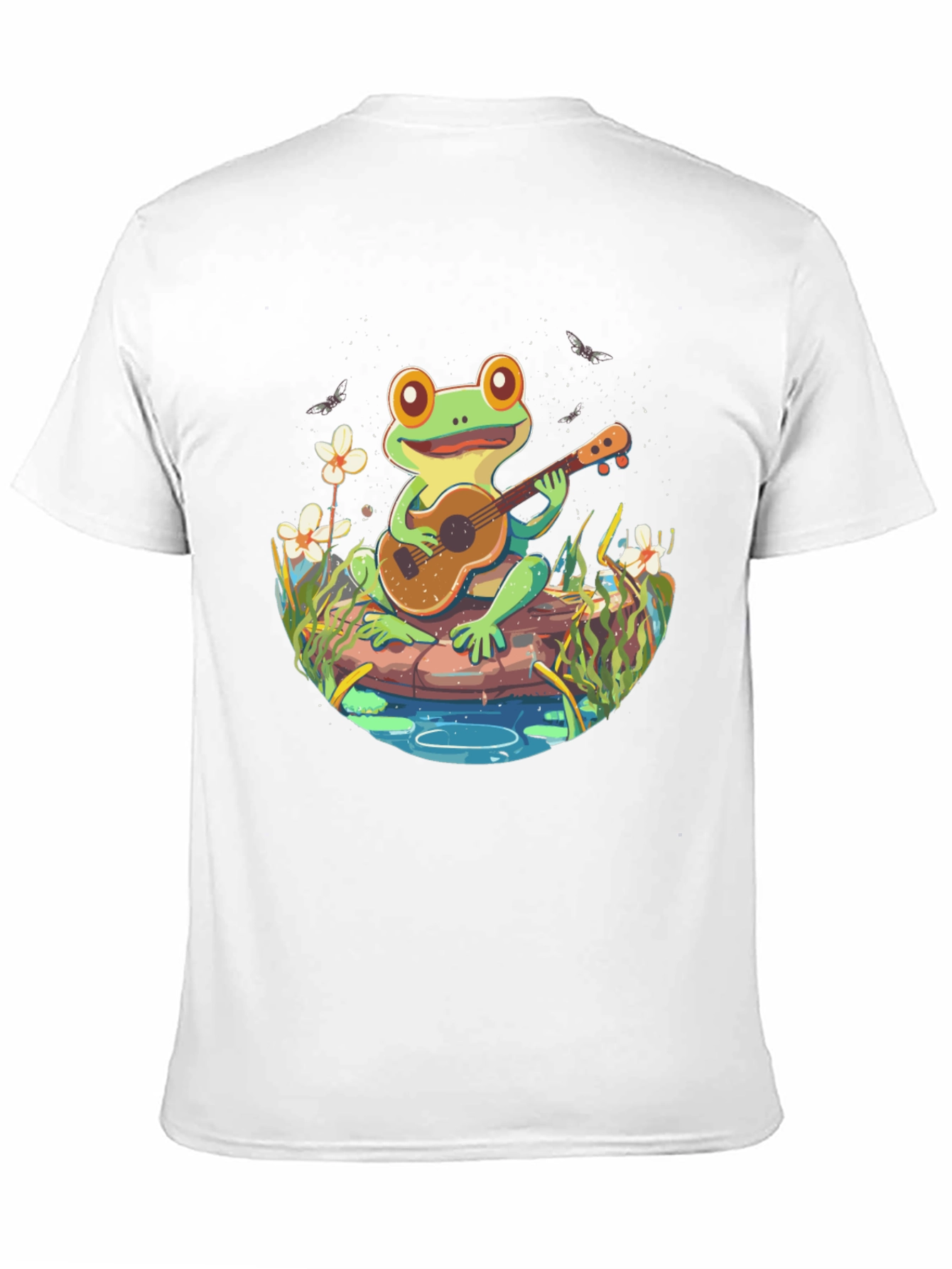 Frog Playing Guitar T-Shirt - Unique Graphic Tee