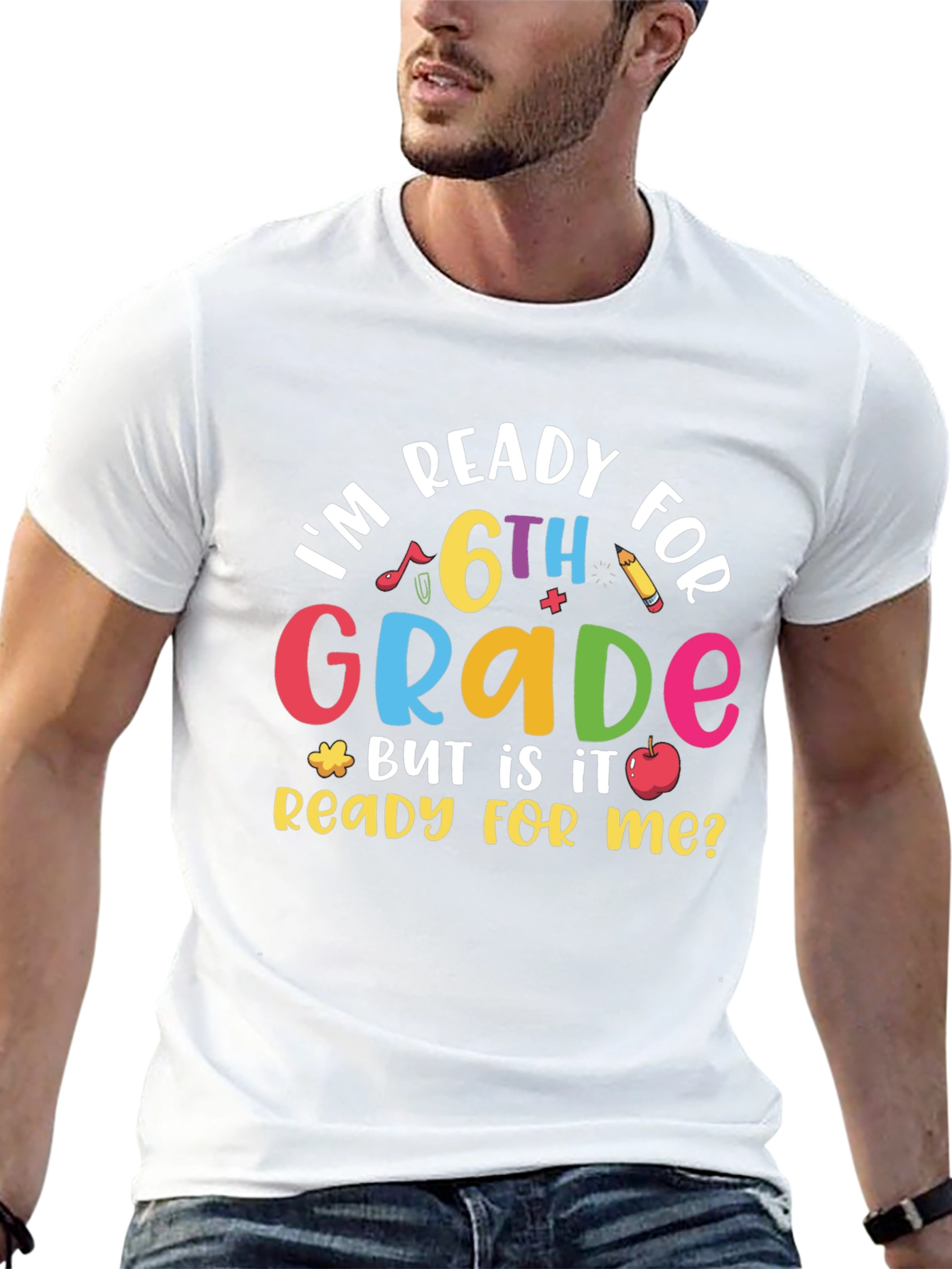 Ready for 6th Grade Black T-Shirt