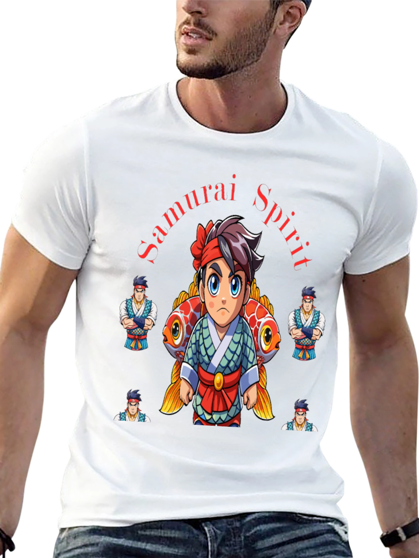 Samurai Spirit Graphic T-Shirt