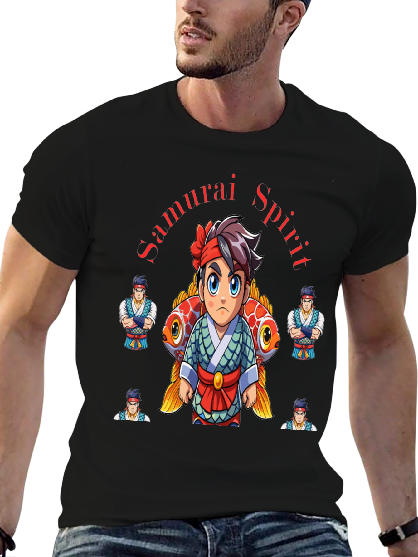 Samurai Spirit Graphic T-Shirt