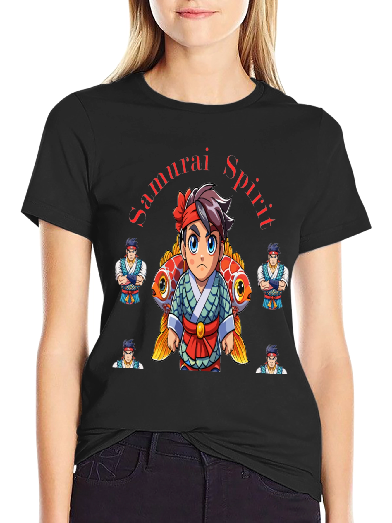 Samurai Spirit Graphic T-Shirt