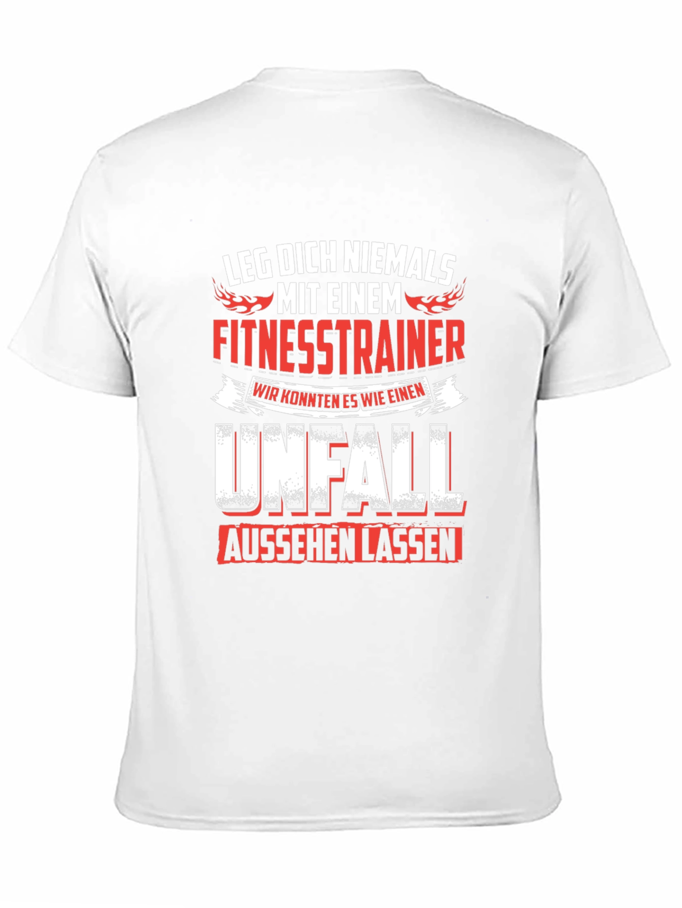 Fitness Trainer Warning T-Shirt - German Text