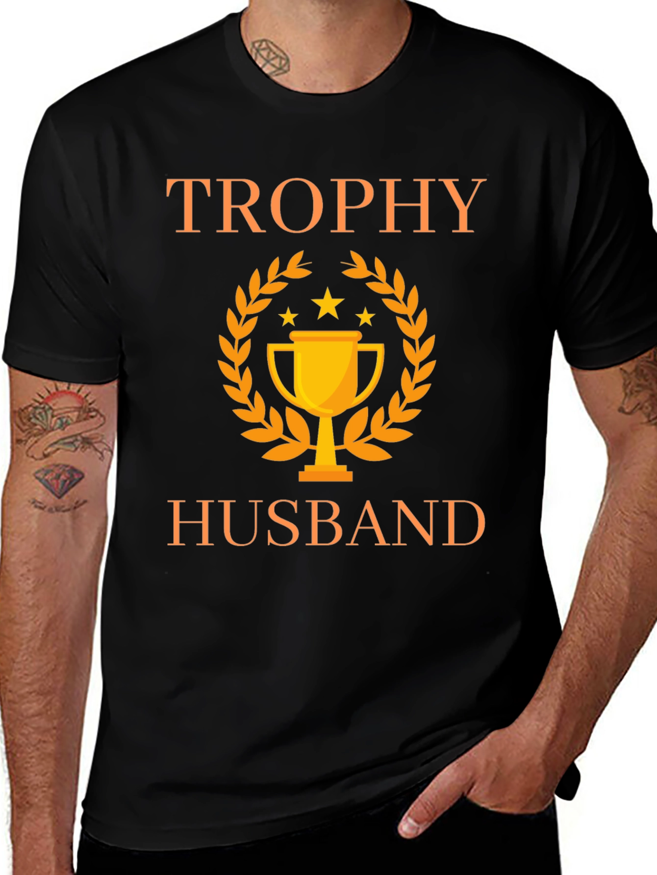 Trophy Husband Graphic Tee - Perfect Gift