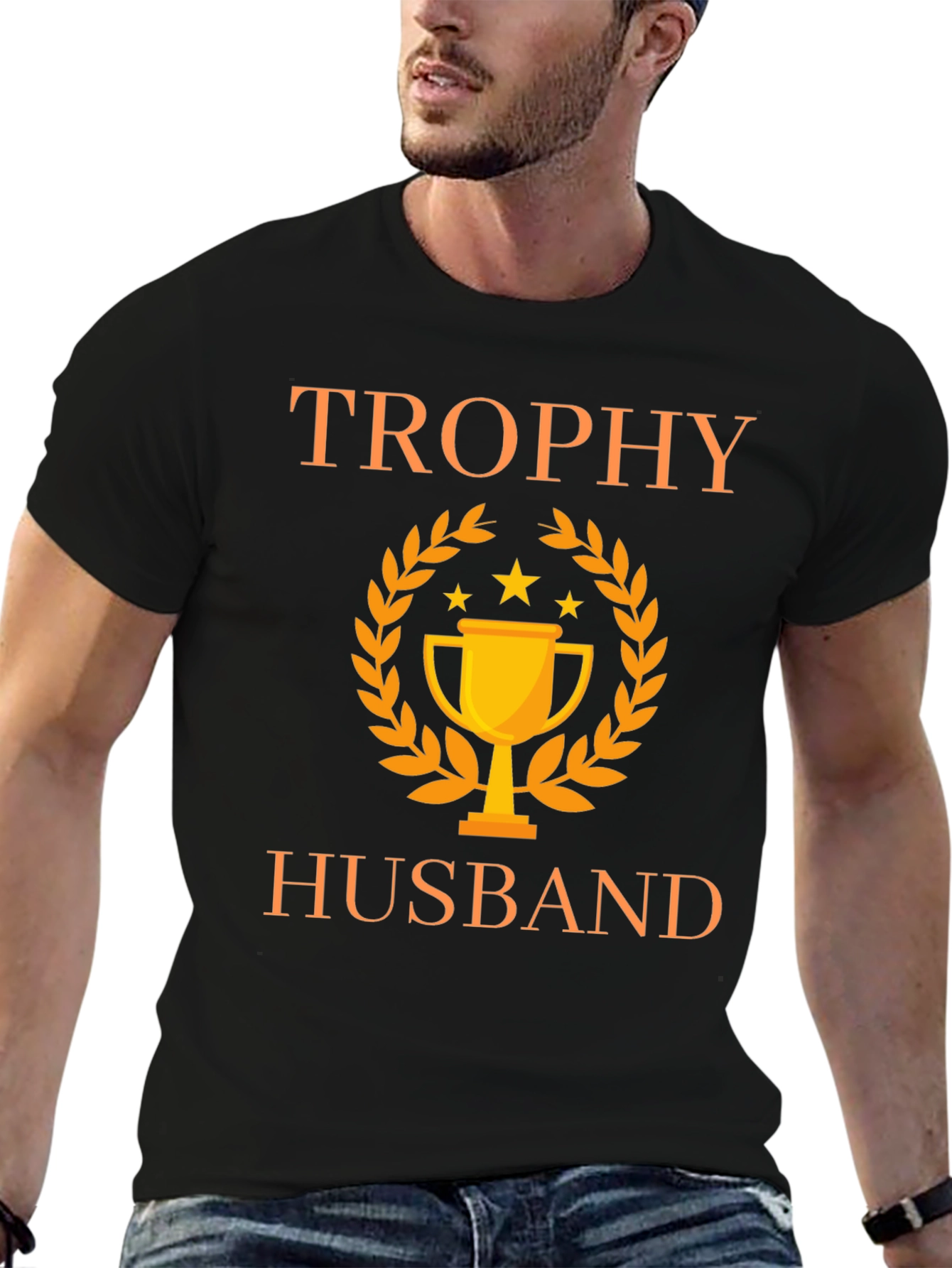 Trophy Husband Graphic Tee - Perfect Gift
