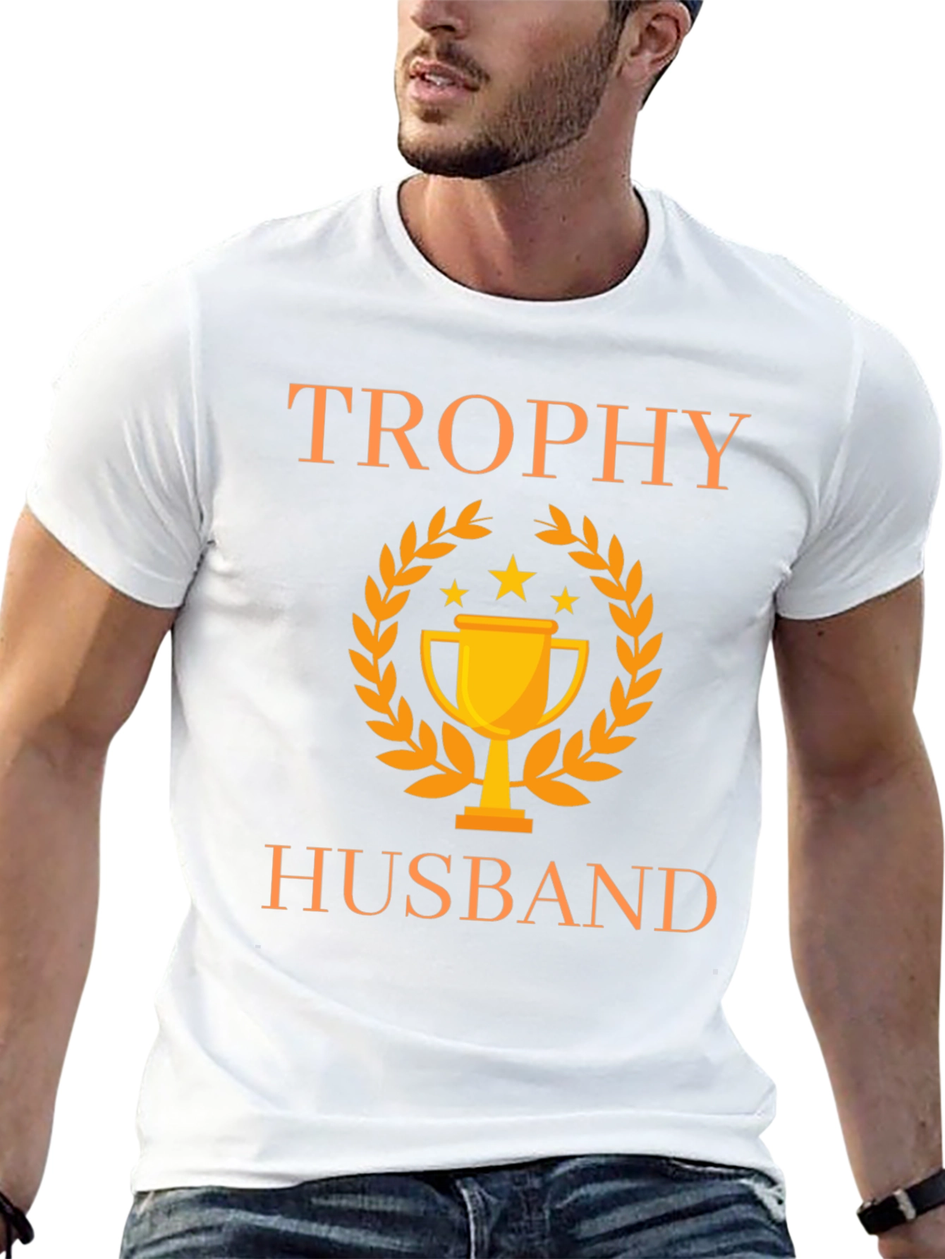 Trophy Husband Graphic Tee - Perfect Gift
