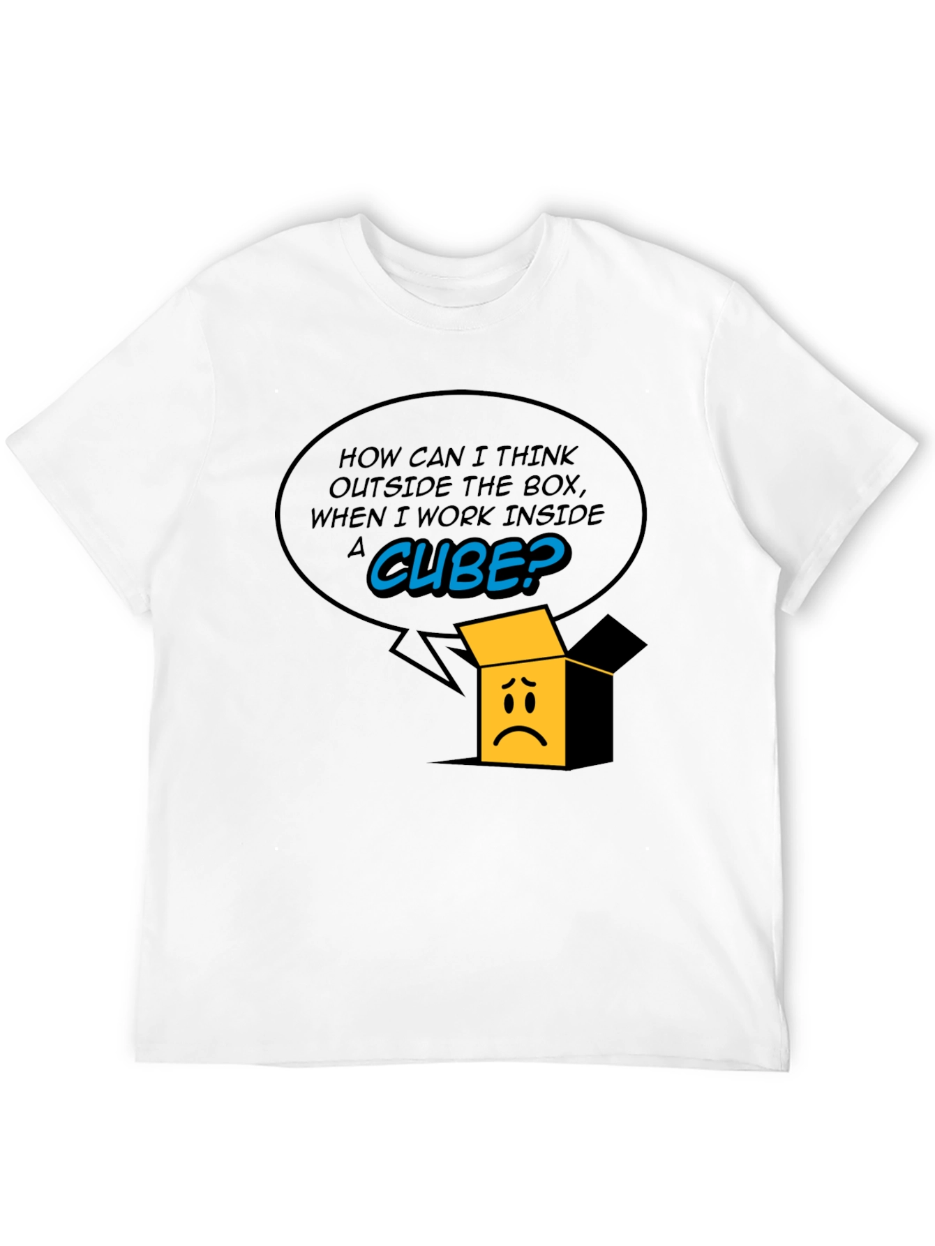 Think Outside the Box T-Shirt - Black