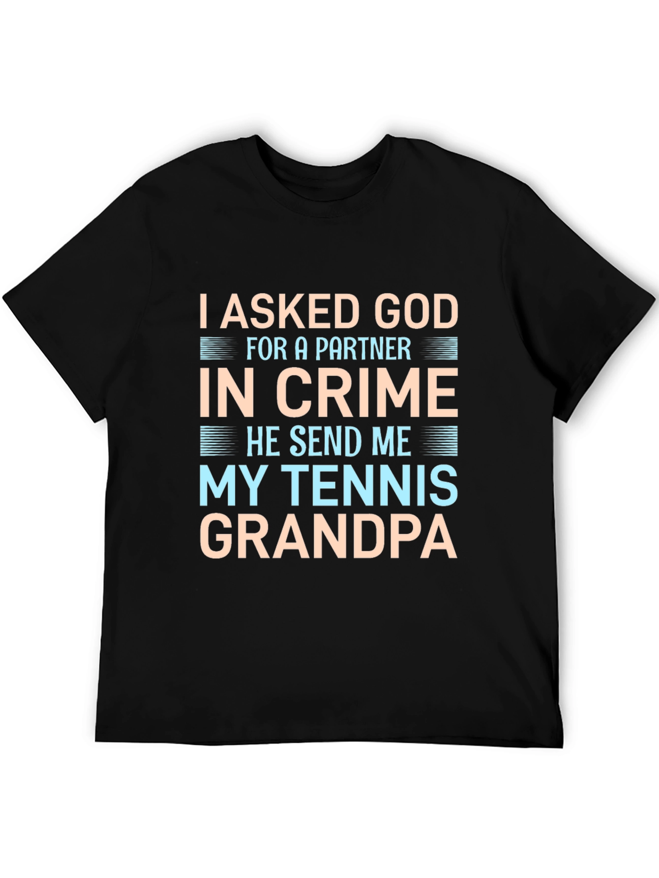 Tennis Grandpa Graphic T-Shirt