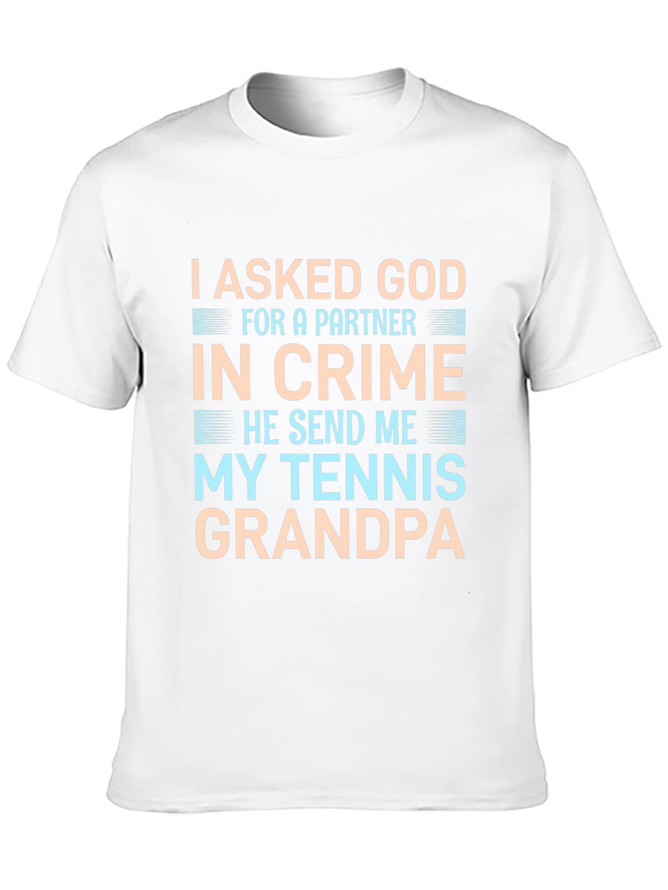 Tennis Grandpa Graphic T-Shirt