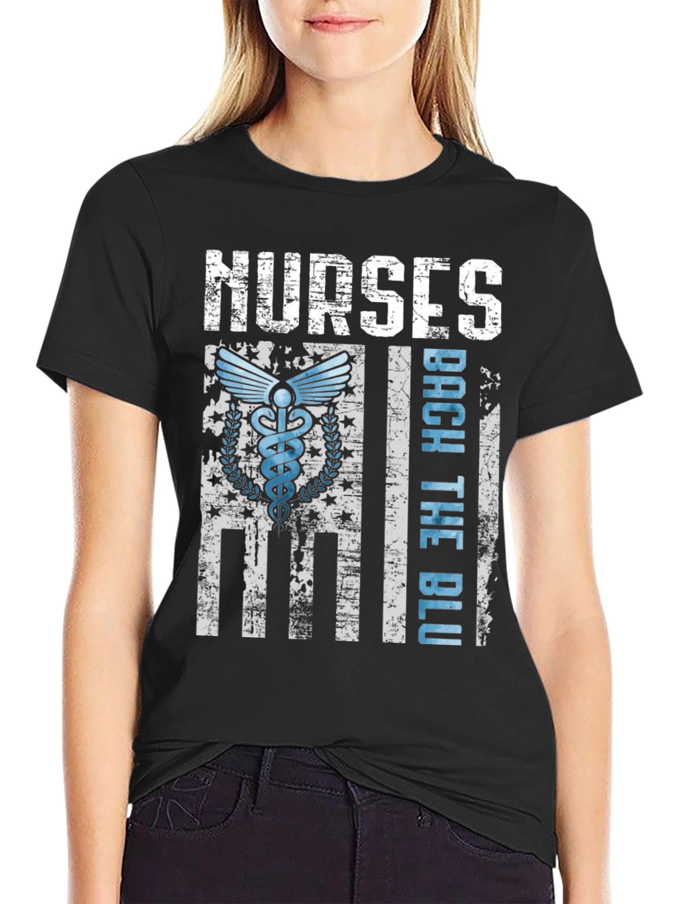 Nurses Back the Blue T-Shirt