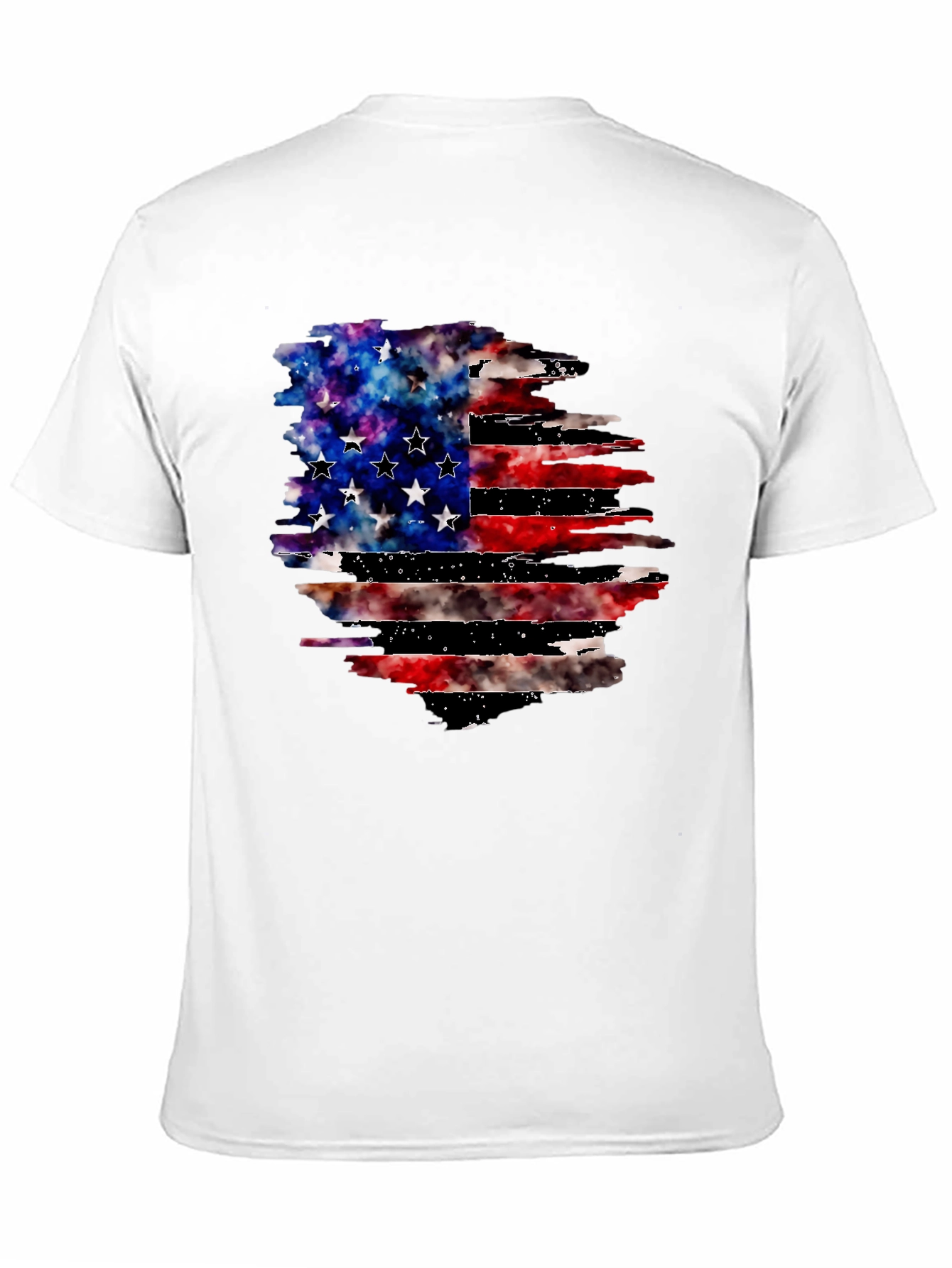 Distressed American Flag Graphic Tee