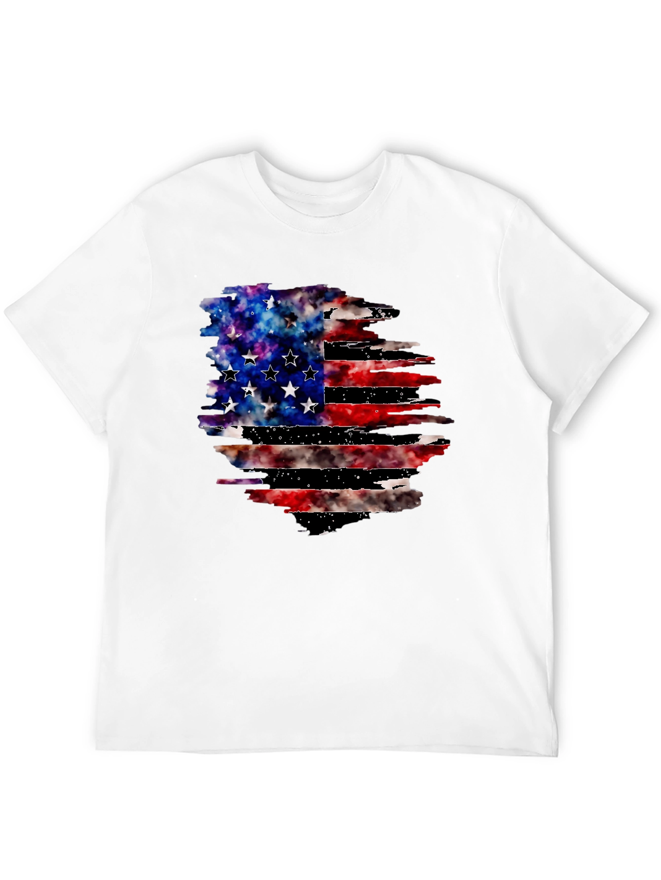 Distressed American Flag Graphic Tee