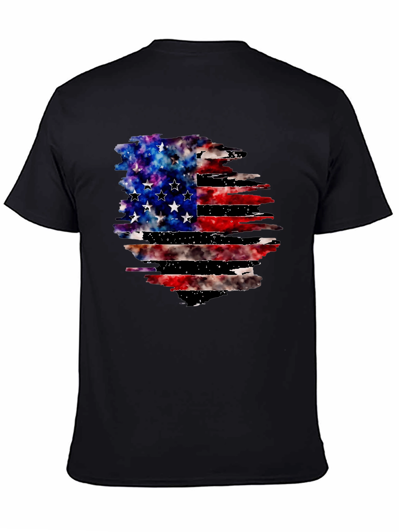 Distressed American Flag Graphic Tee