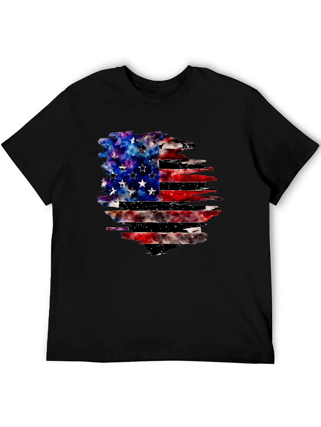 Distressed American Flag Graphic Tee