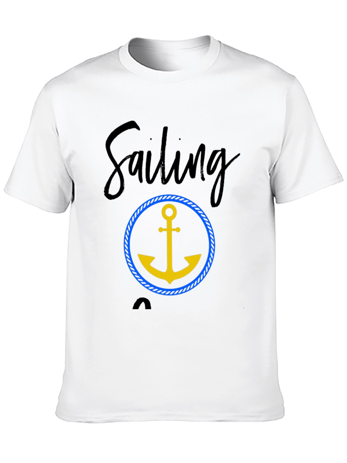 Sailing Anchor Graphic T-Shirt