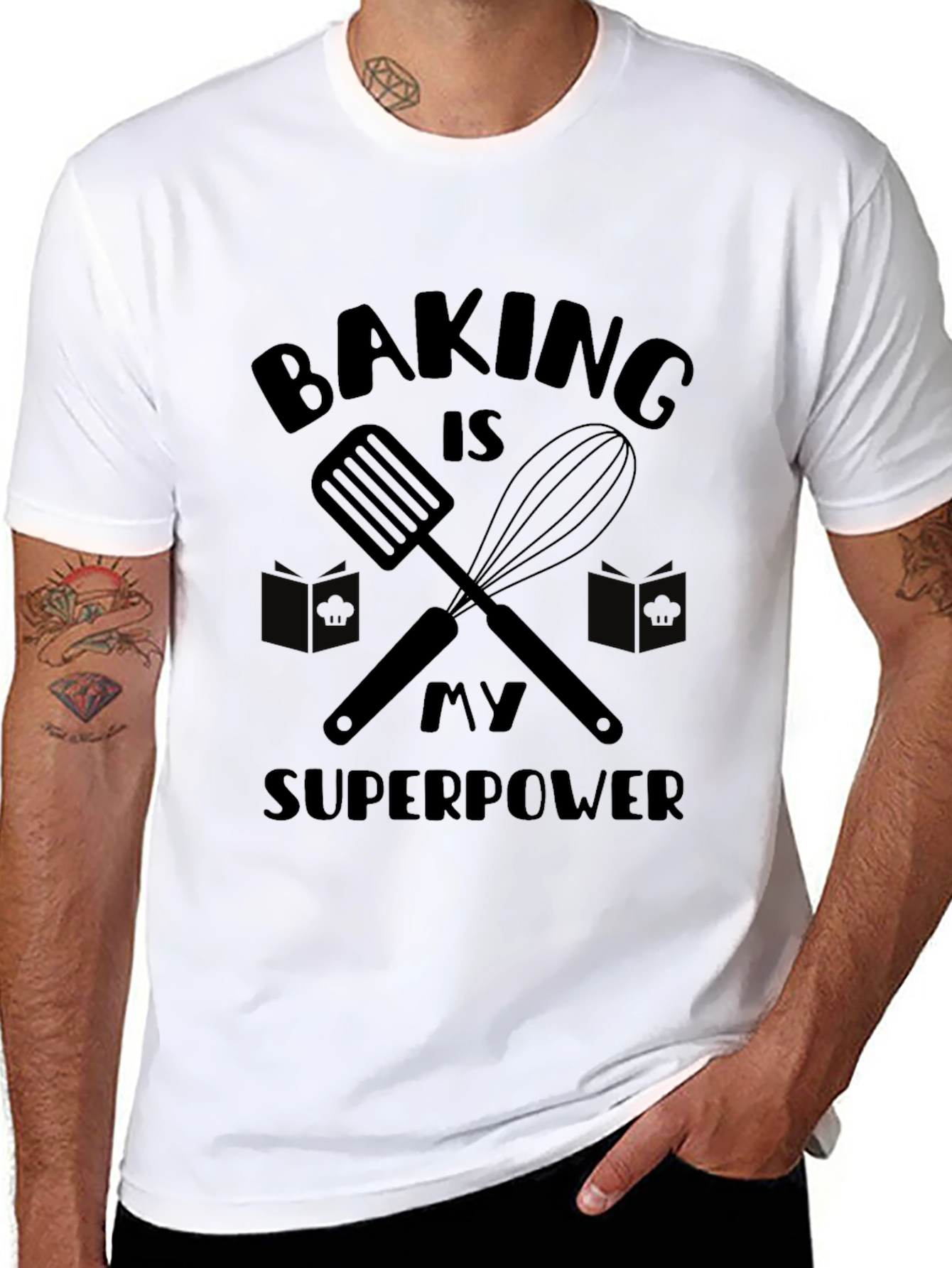 Baking is My Superpower Graphic T-Shirt