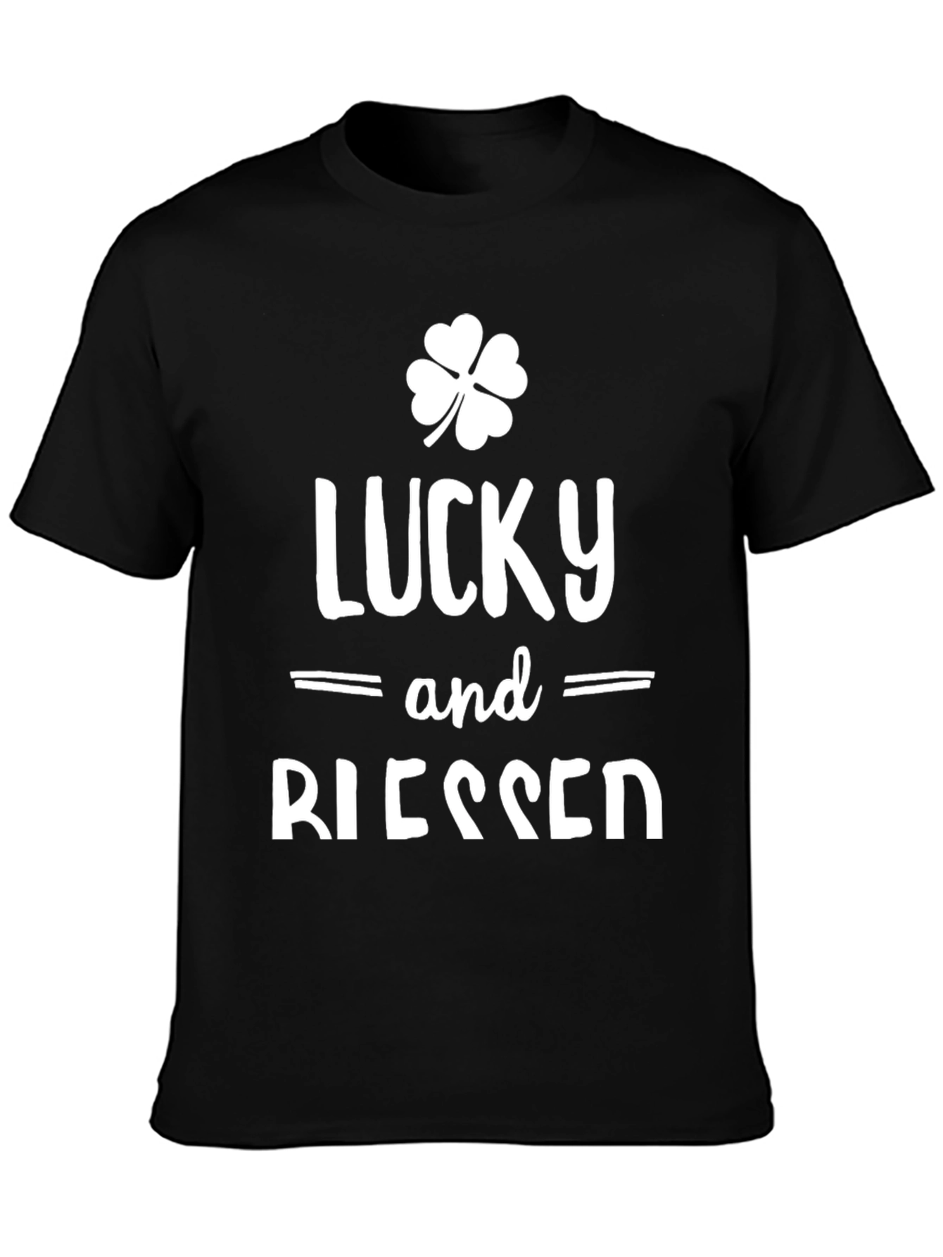 Lucky and Blessed Graphic T-Shirt
