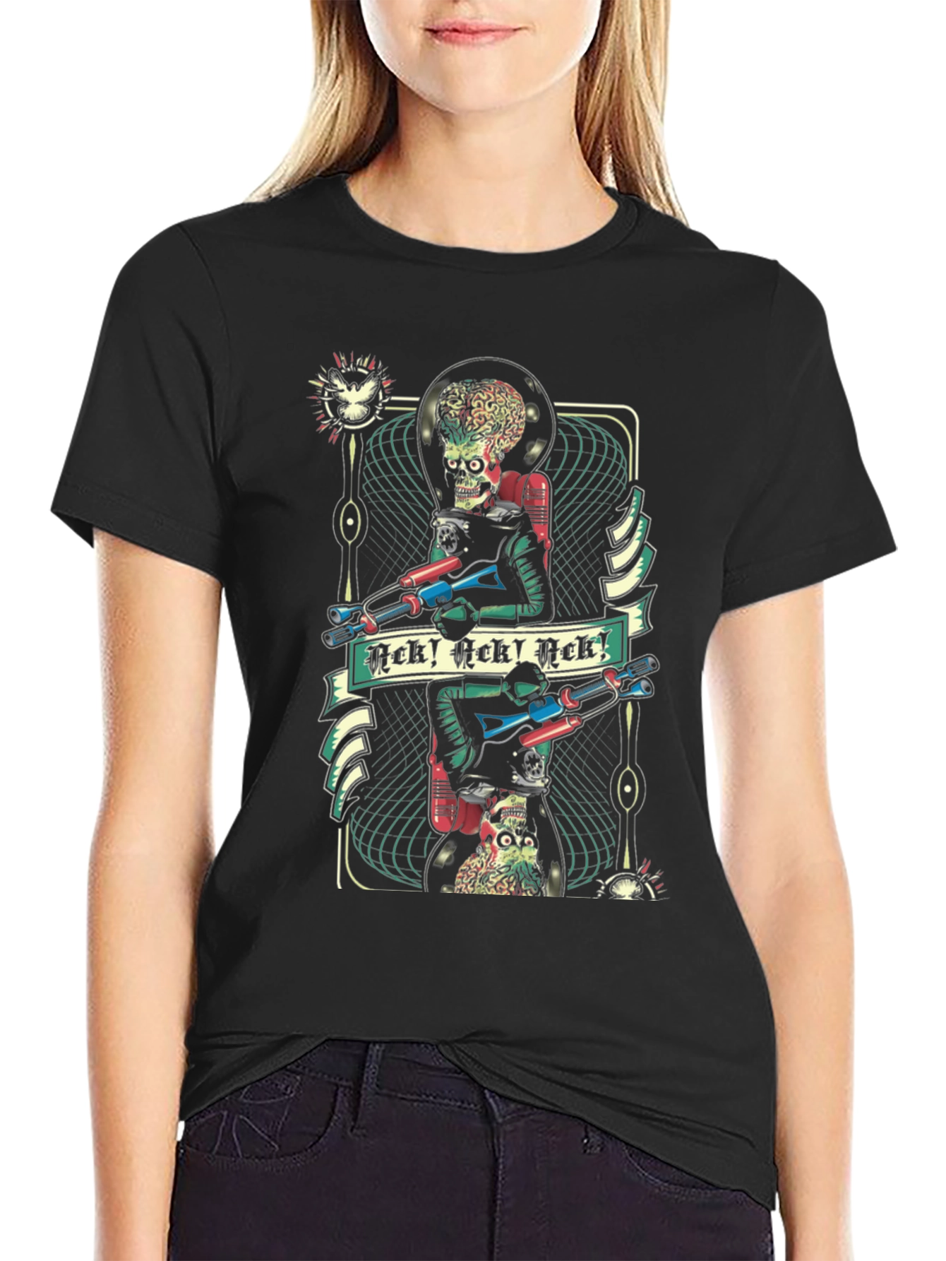 Ack! Ack! Ack! Alien Graphic T-Shirt
