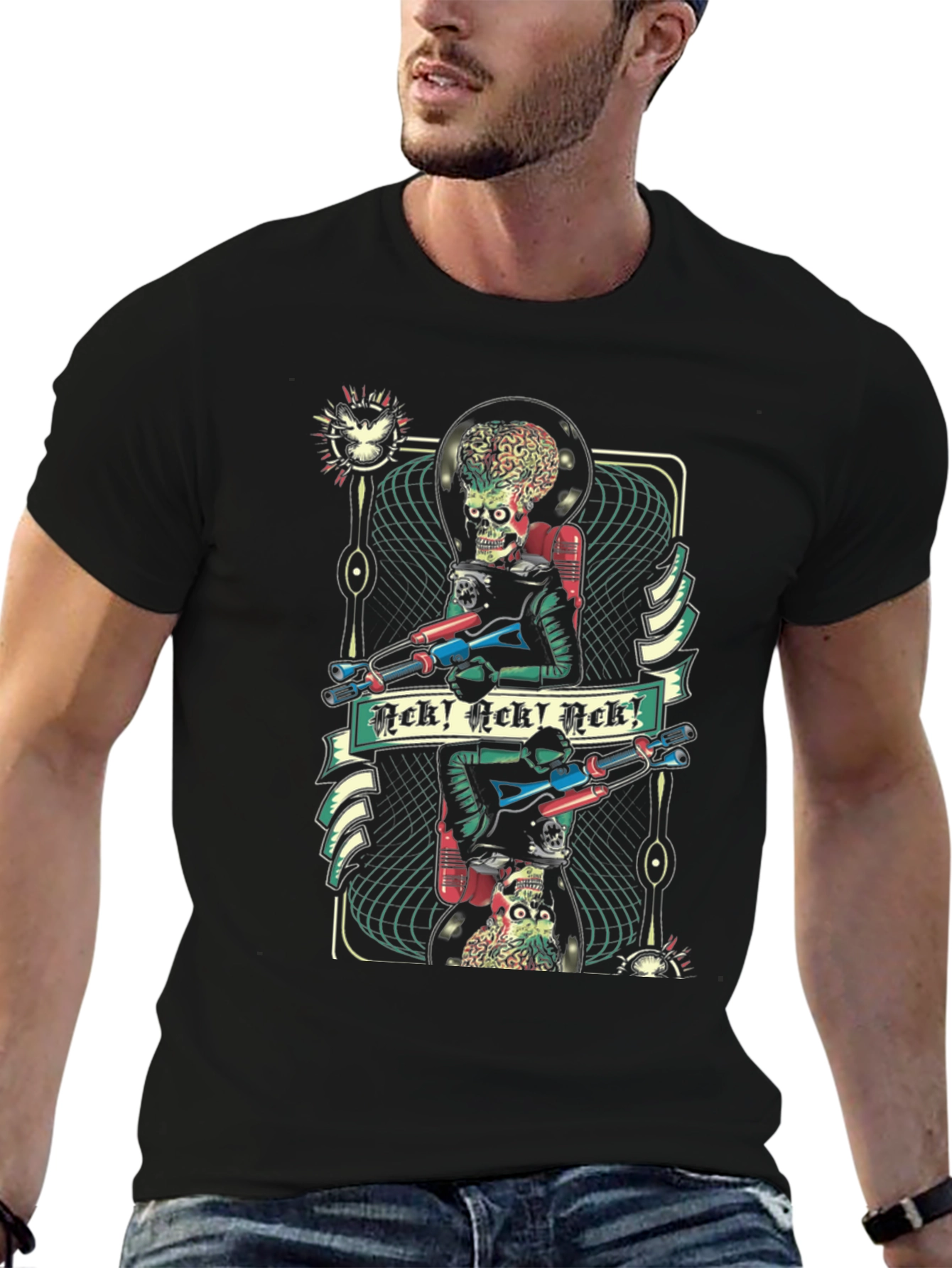 Ack! Ack! Ack! Alien Graphic T-Shirt