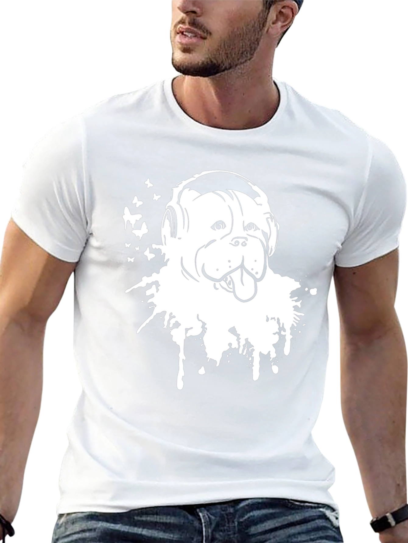 Dog DJ Graphic T-Shirt