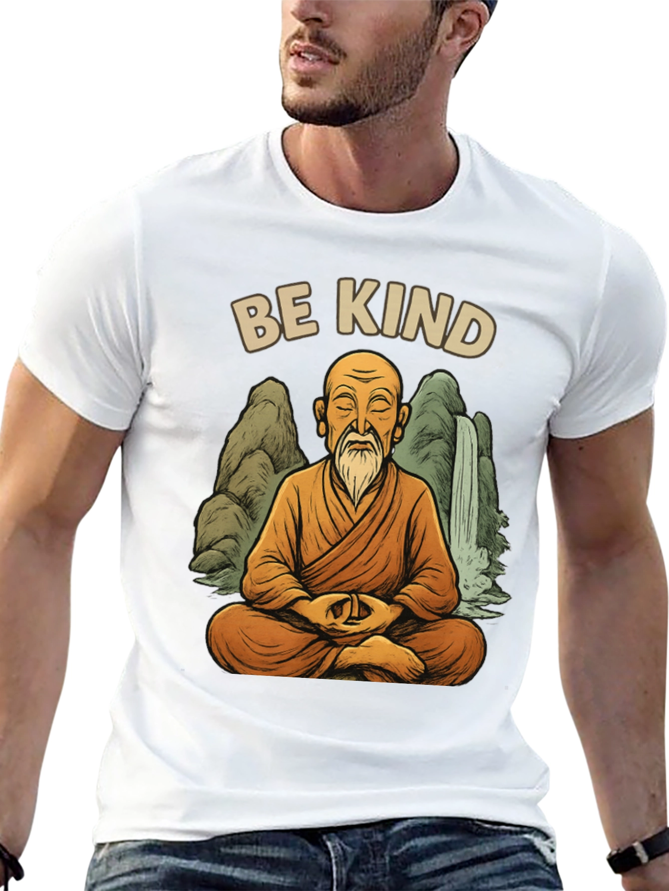 Be Kind Zen Monk T-Shirt
