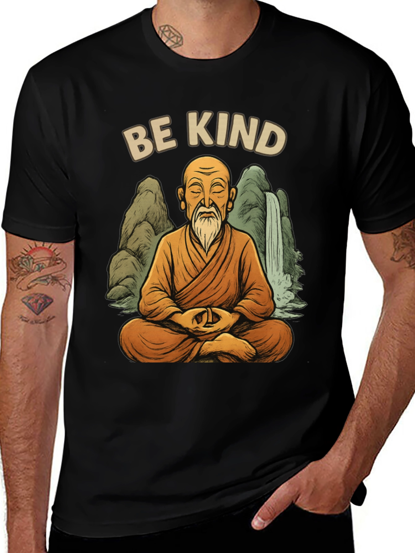 Be Kind Zen Monk T-Shirt