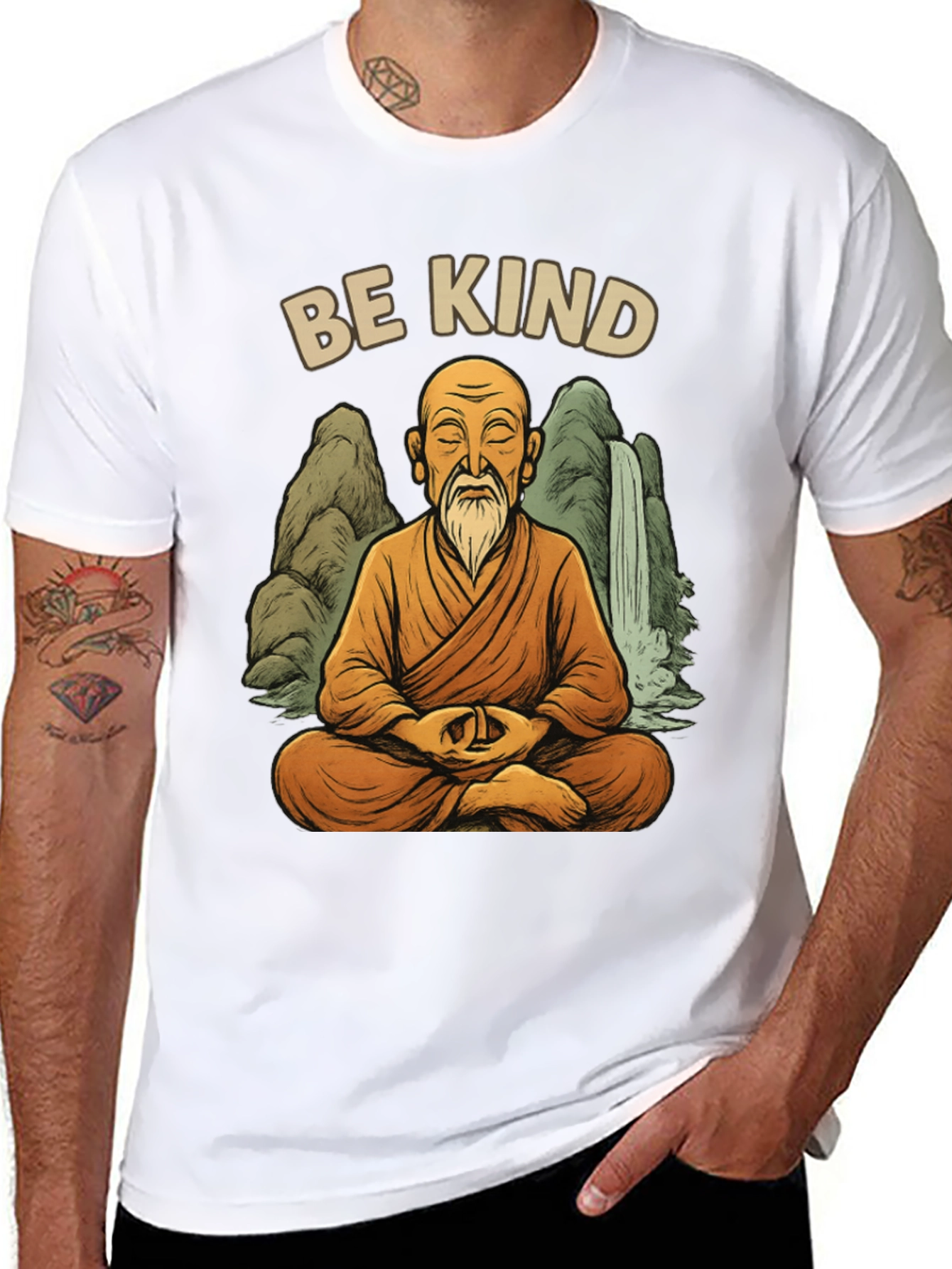 Be Kind Zen Monk T-Shirt