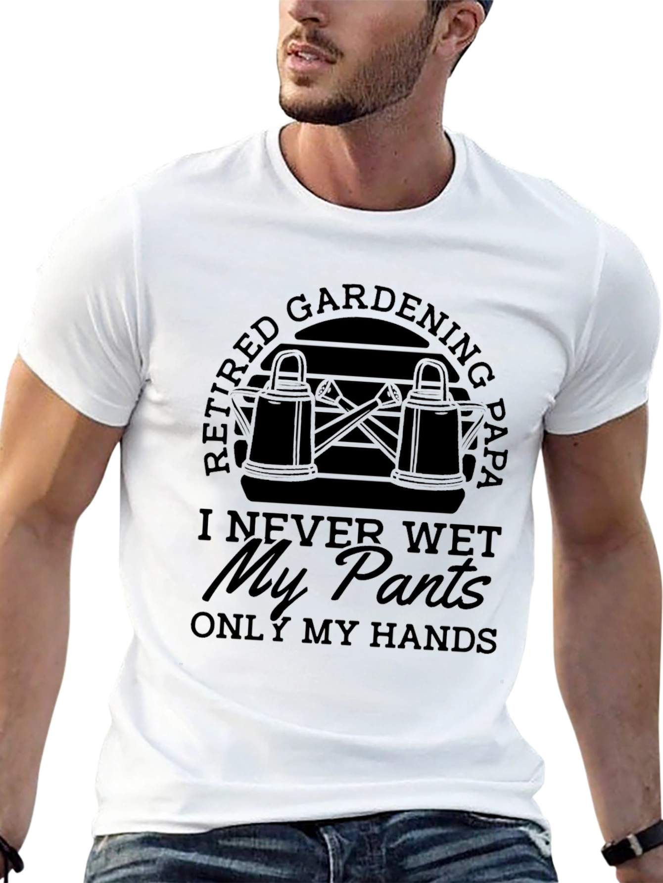 Retired Gardening Papa T-Shirt