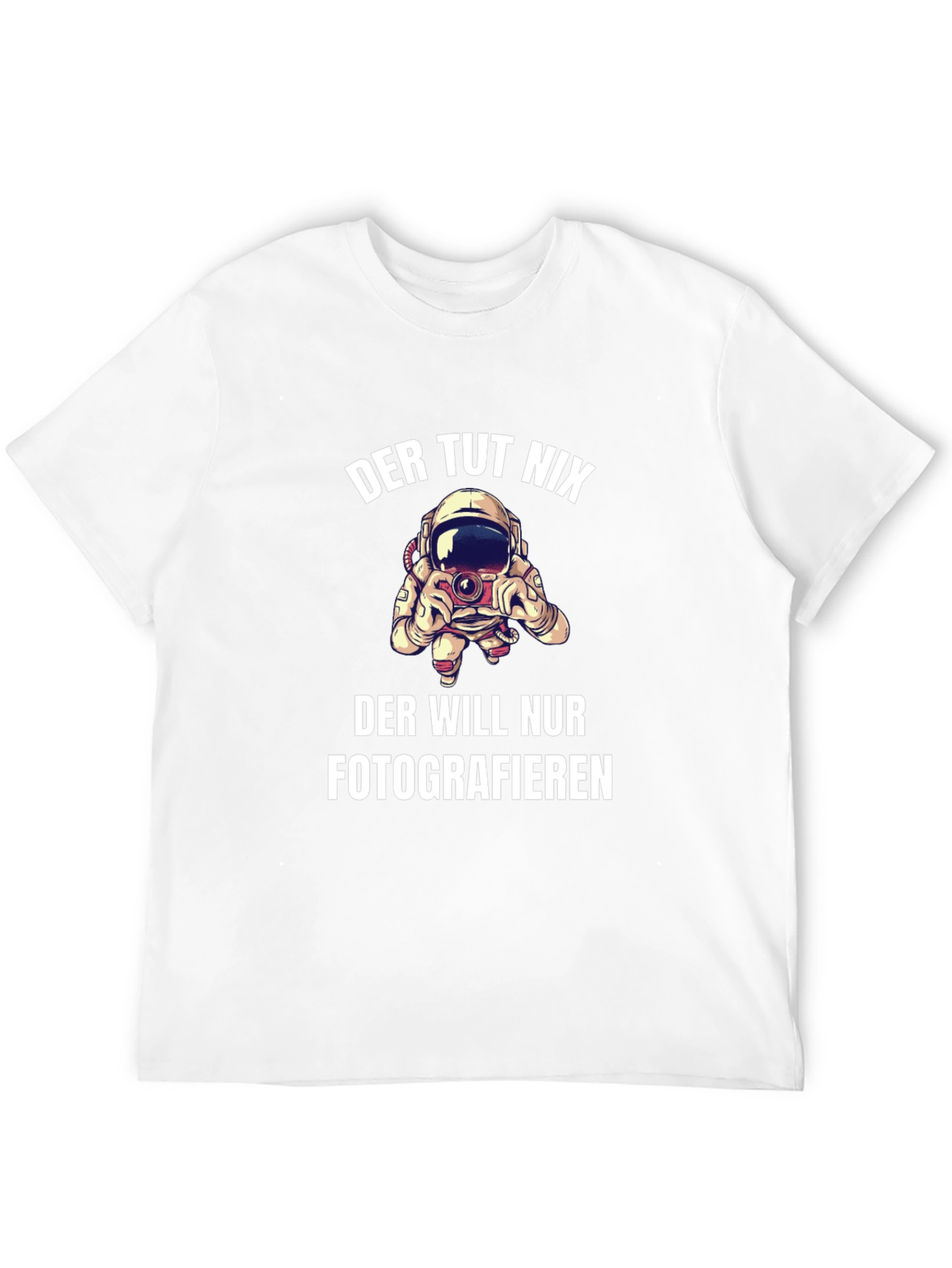 Astronaut Photographer Graphic Tee - Der Tut Nix Shirt