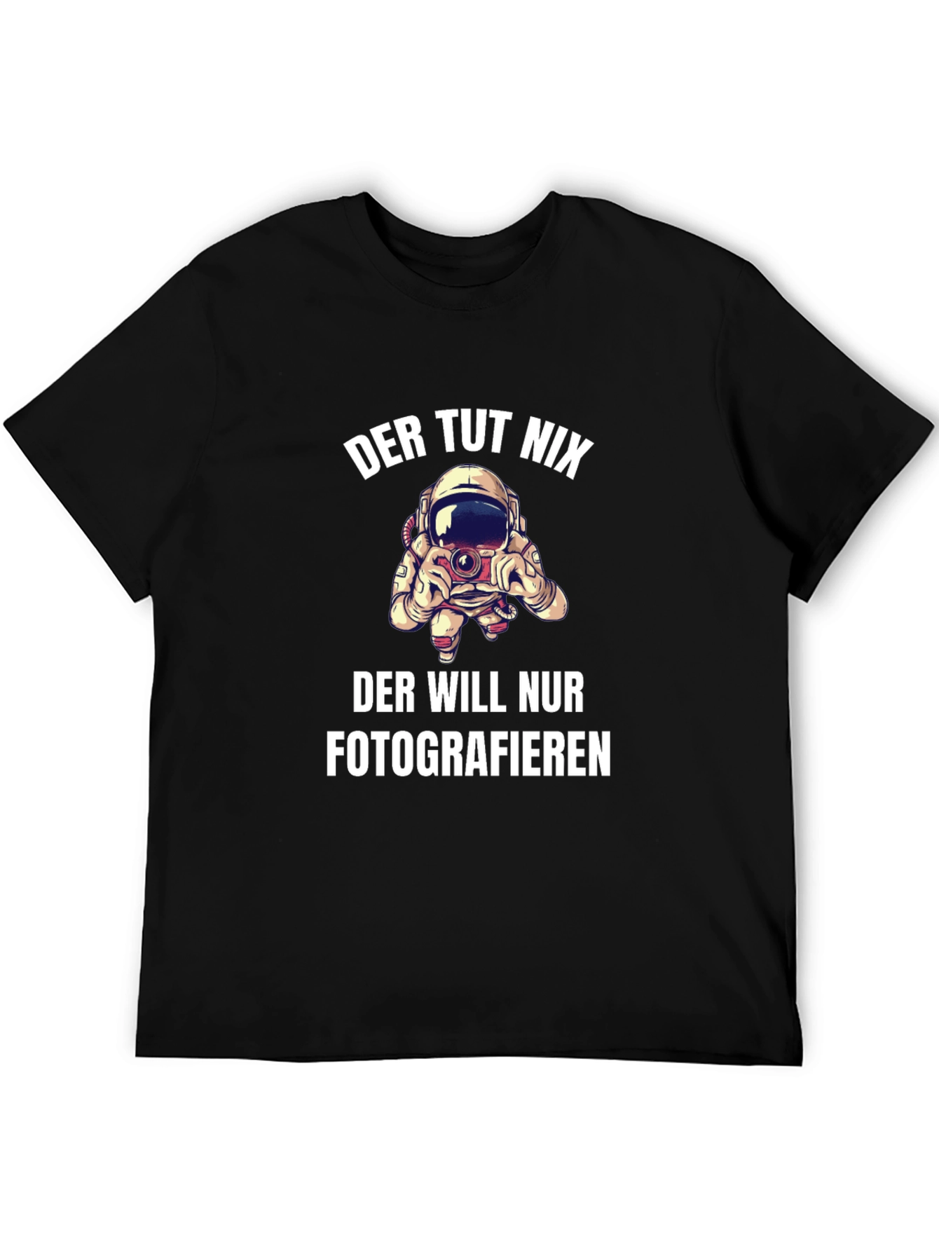 Astronaut Photographer Graphic Tee - Der Tut Nix Shirt