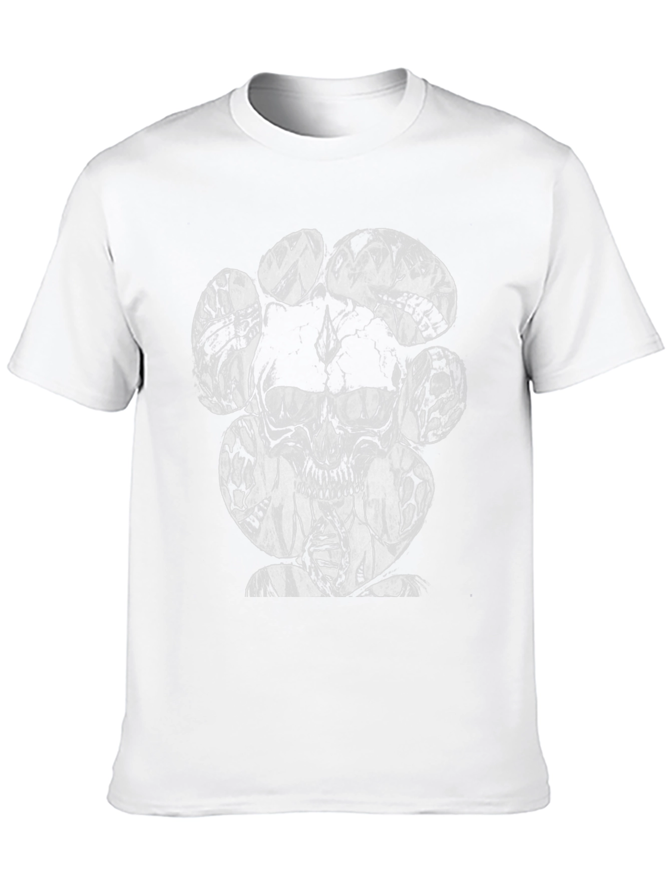 Skull & DNA Graphic Black T-Shirt