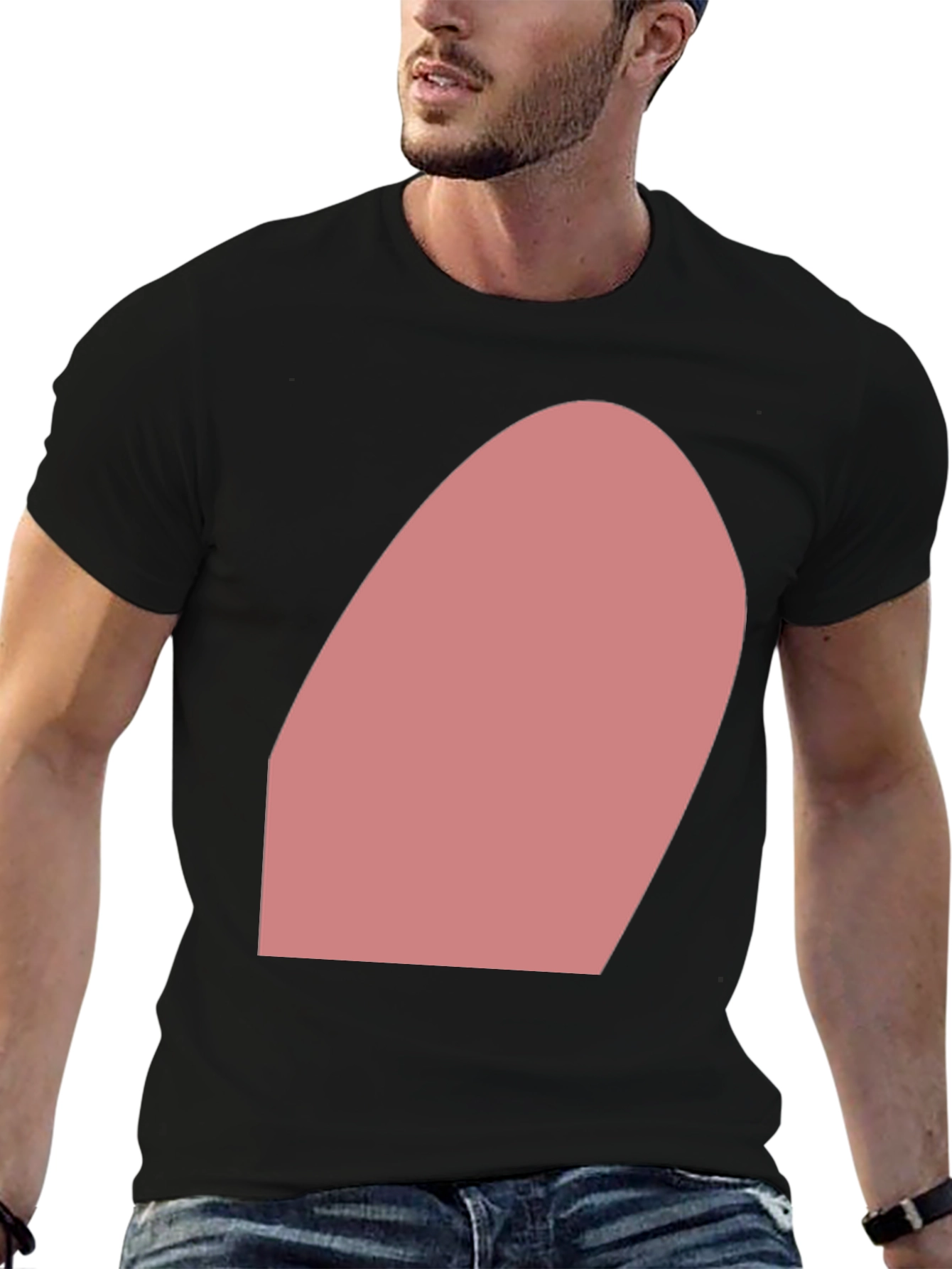 Stylish Black Graphic Tee