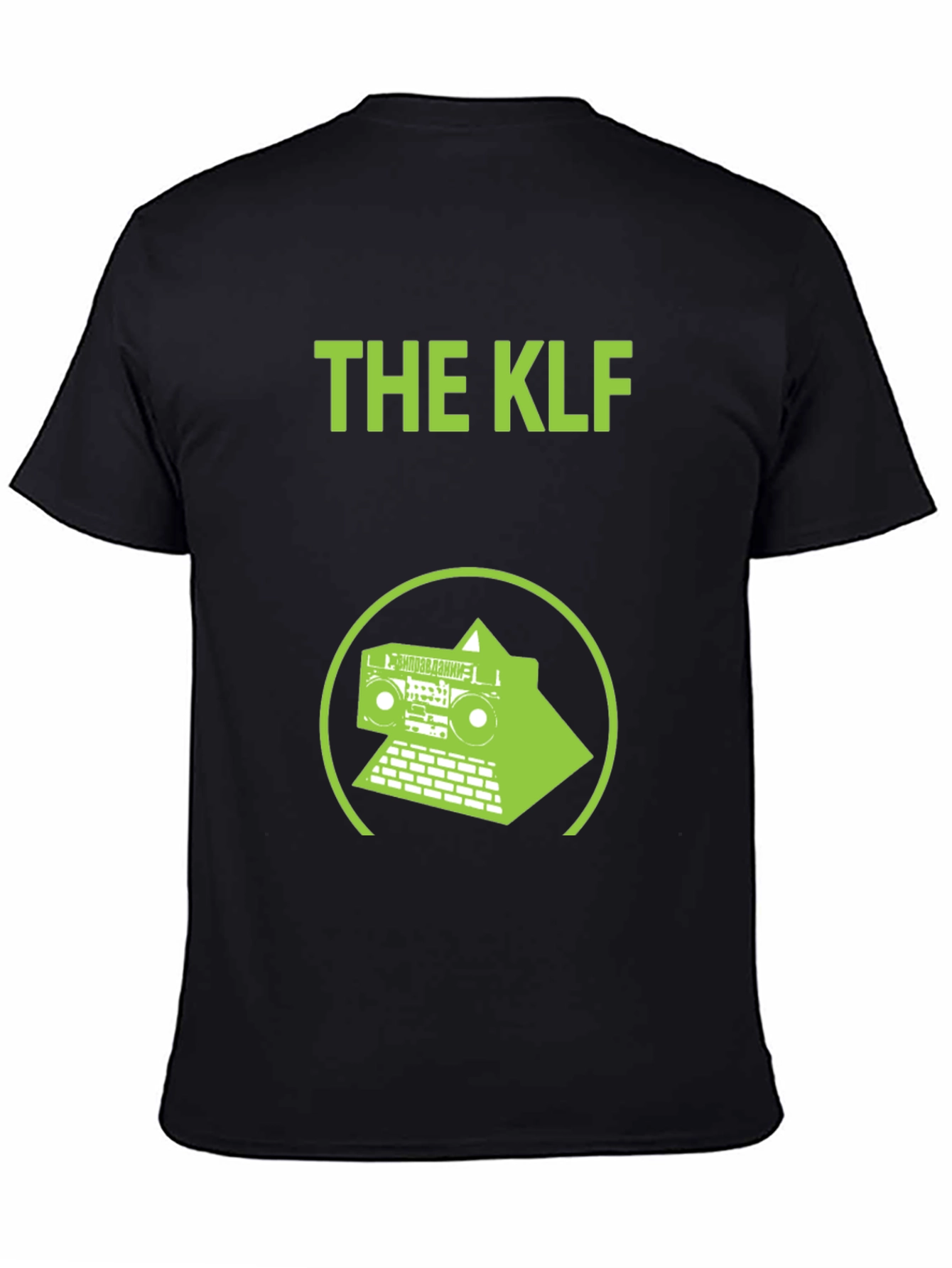 The KLF T-Shirt Boombox Pyramid Black Cotton Tee