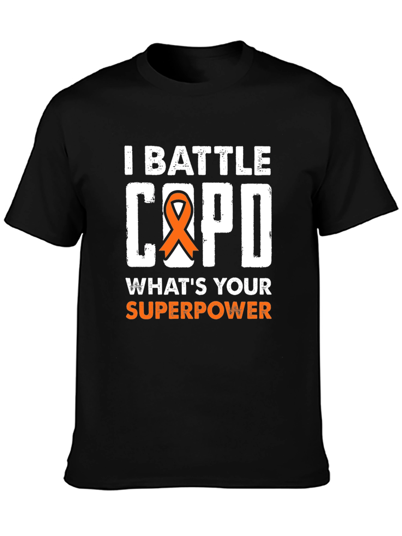 I Battle COPD T-Shirt: Superpower Awareness Tee