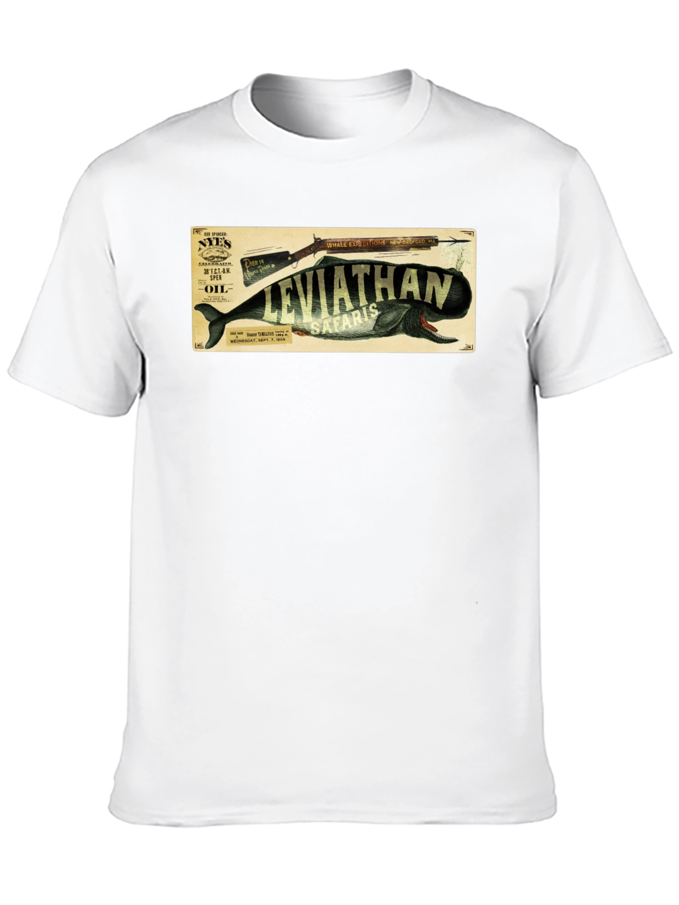 Leviathan Safaris Whale Graphic Black T-Shirt