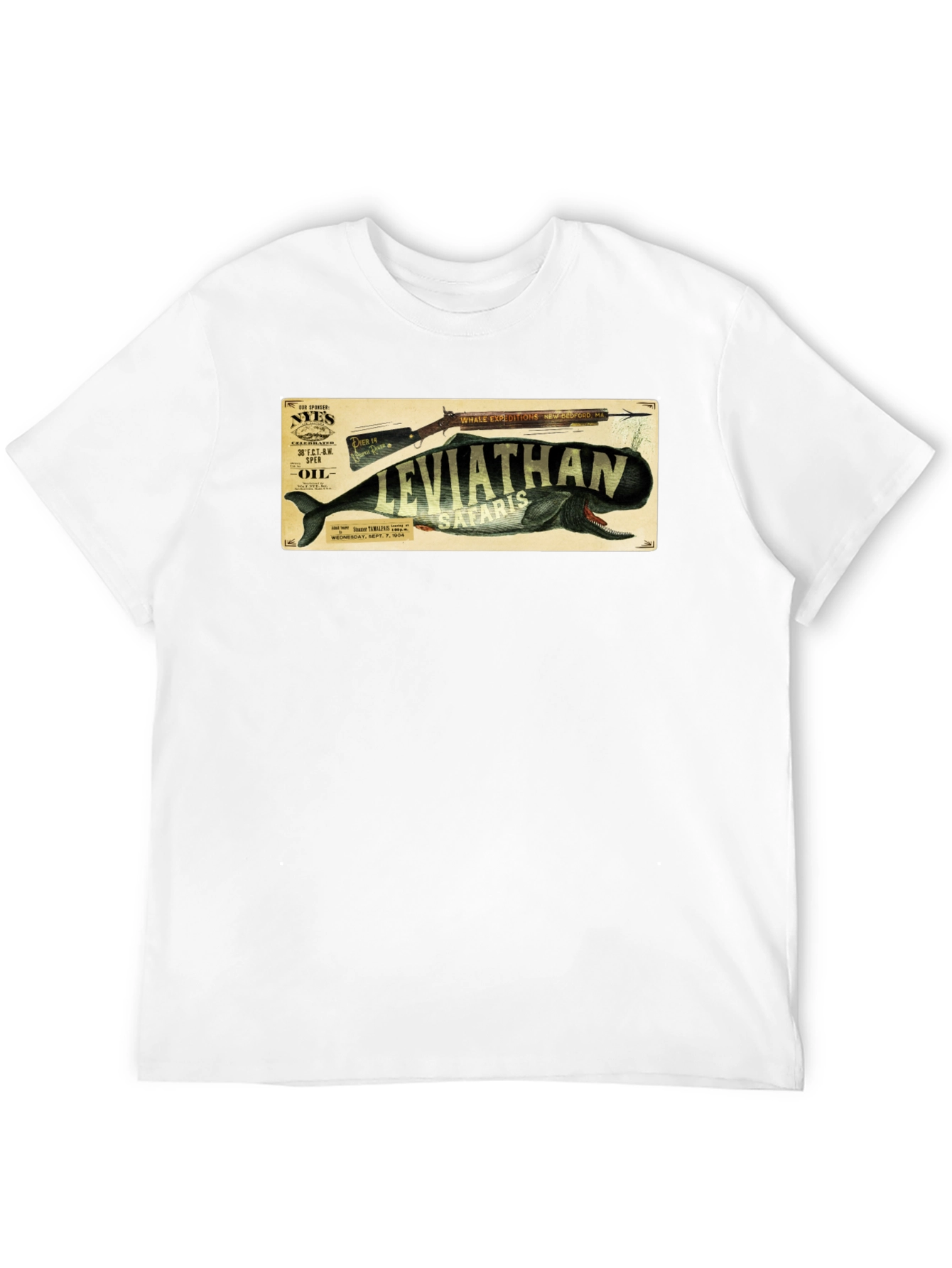 Leviathan Safaris Whale Graphic Black T-Shirt