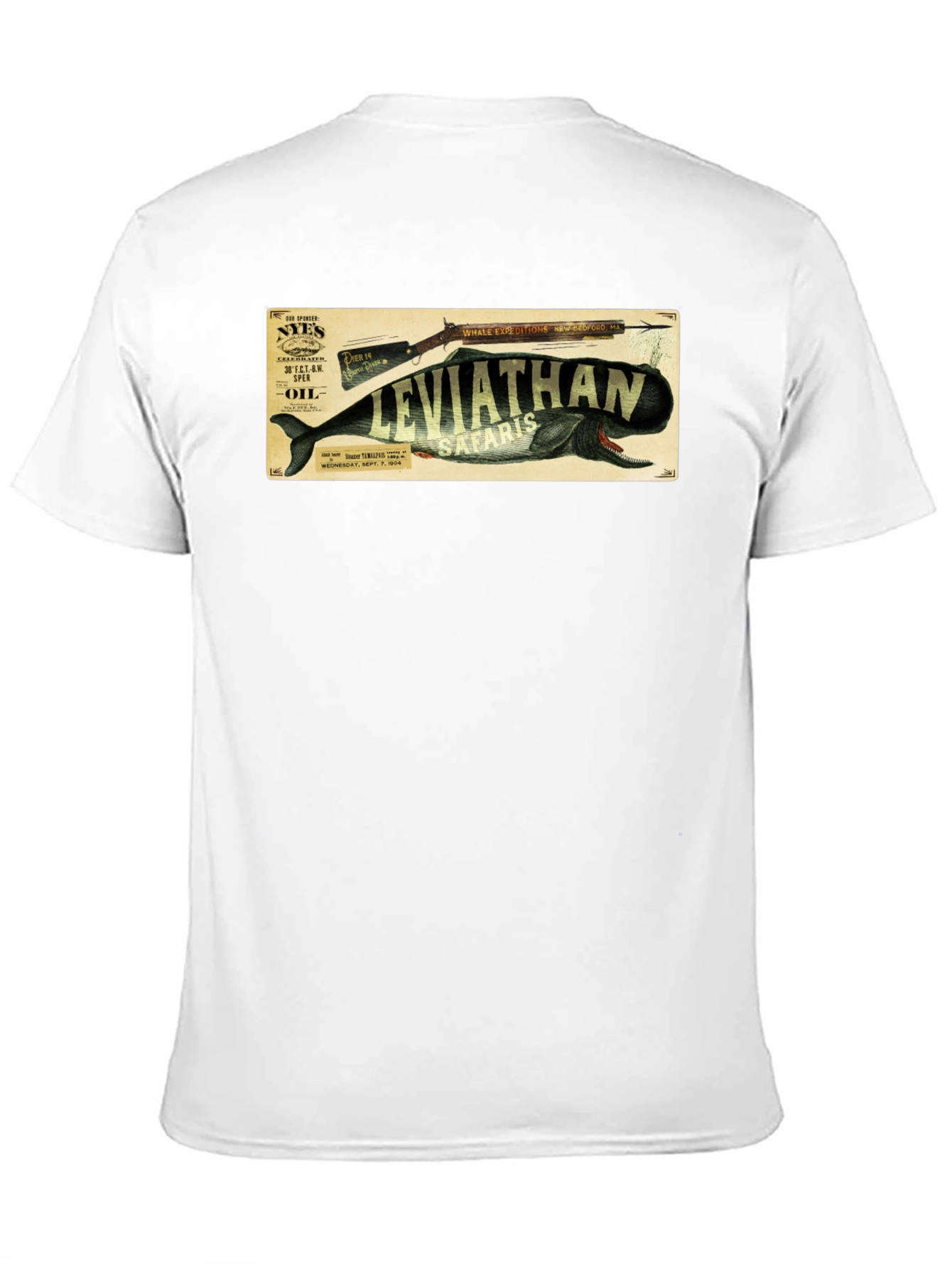 Leviathan Safaris Whale Graphic Black T-Shirt