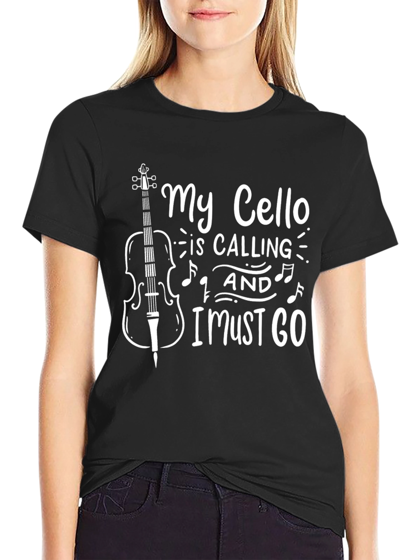 My Cello Is Calling T-Shirt for Music Lovers