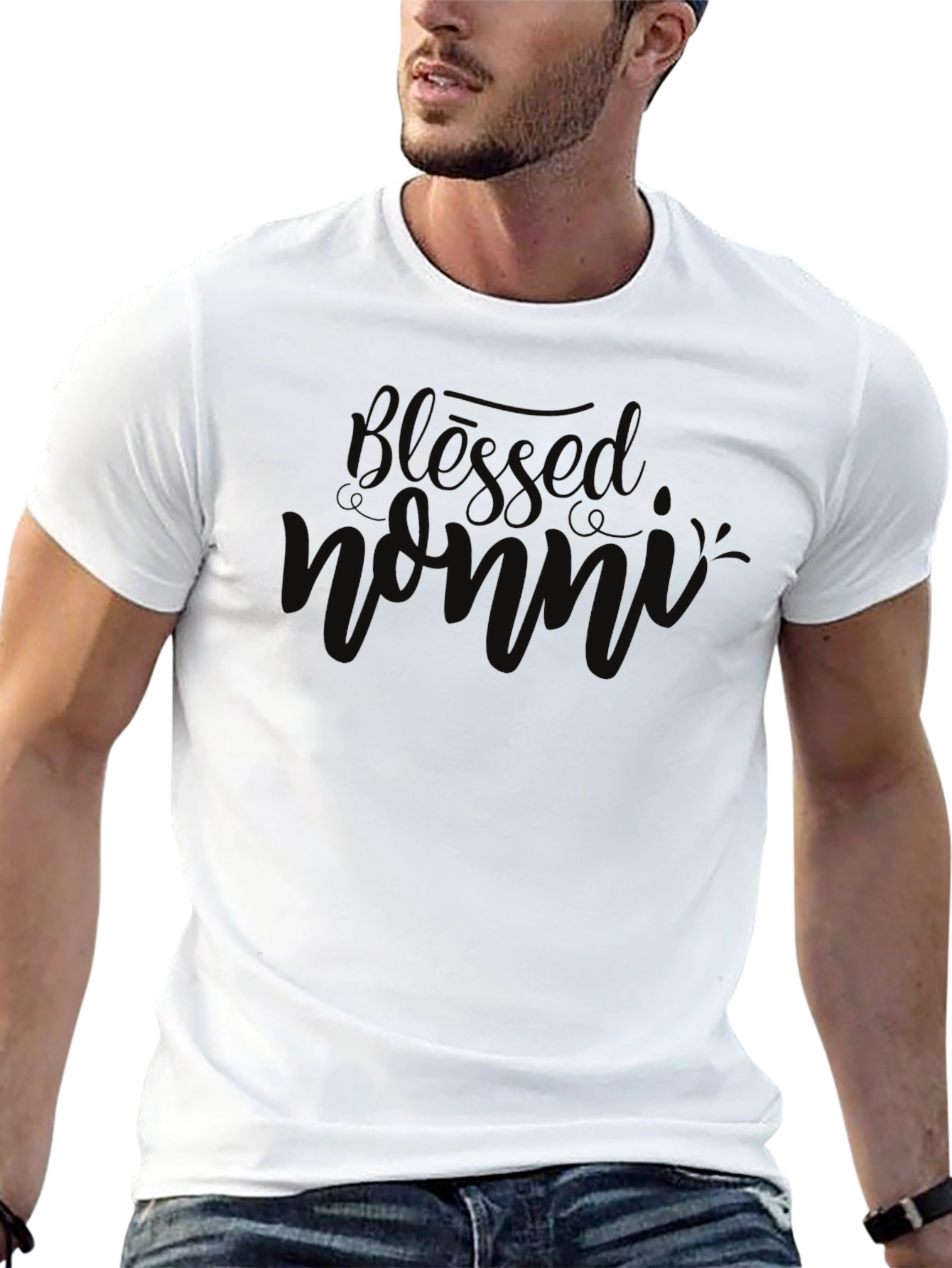 Blessed Nonni Black T-Shirt