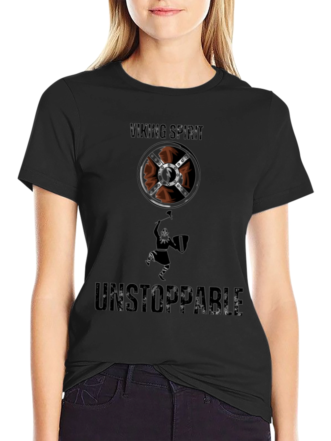 Viking Spirit Unstoppable Graphic T-Shirt