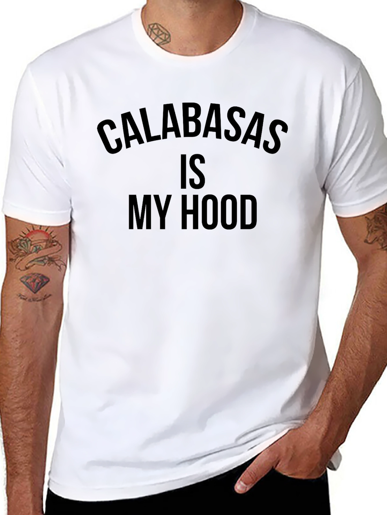 Calabasas Is My Hood T-Shirt - Black