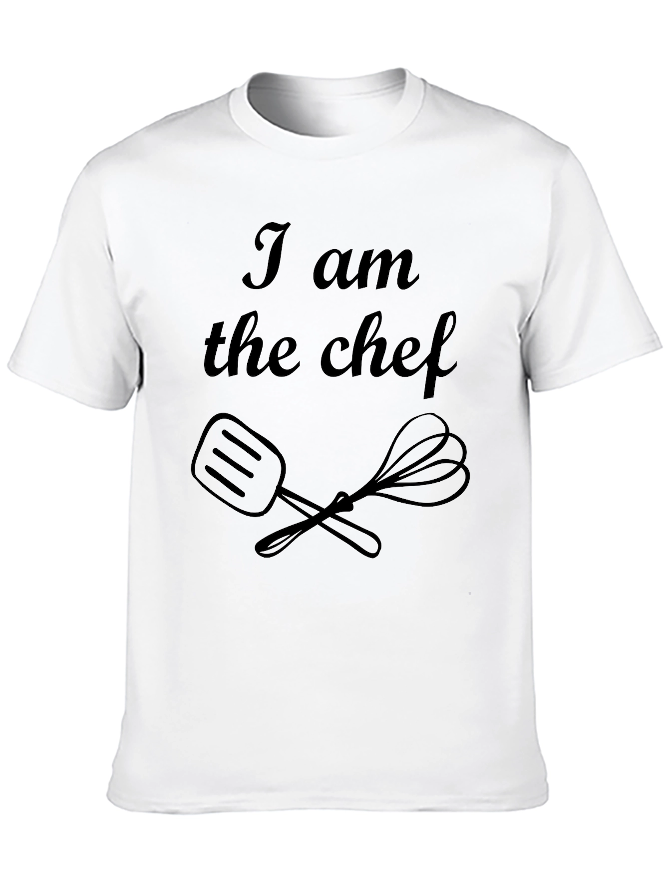 I Am The Chef Black T-Shirt