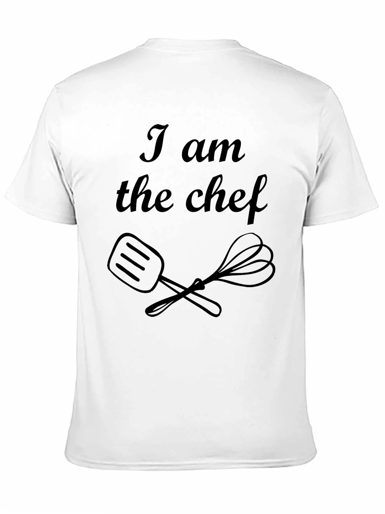 I Am The Chef Black T-Shirt