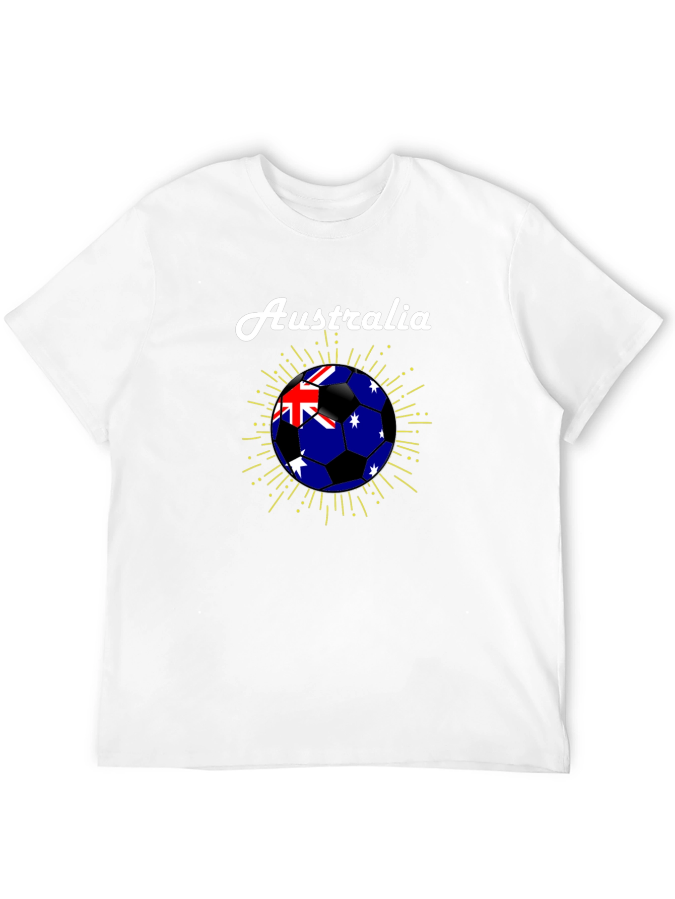 Australia Soccer Ball Graphic T-Shirt