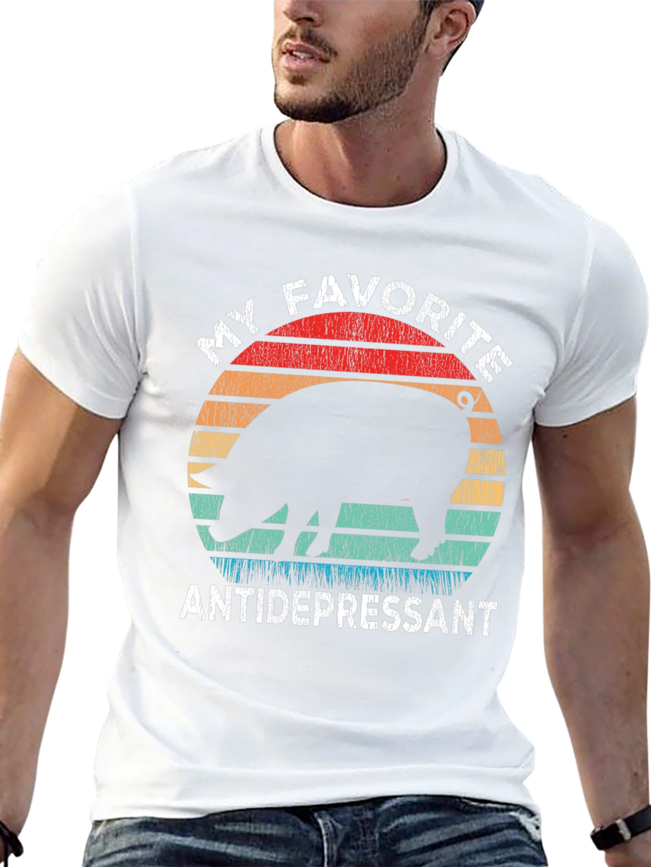 My Favorite Antidepressant Pig T-Shirt